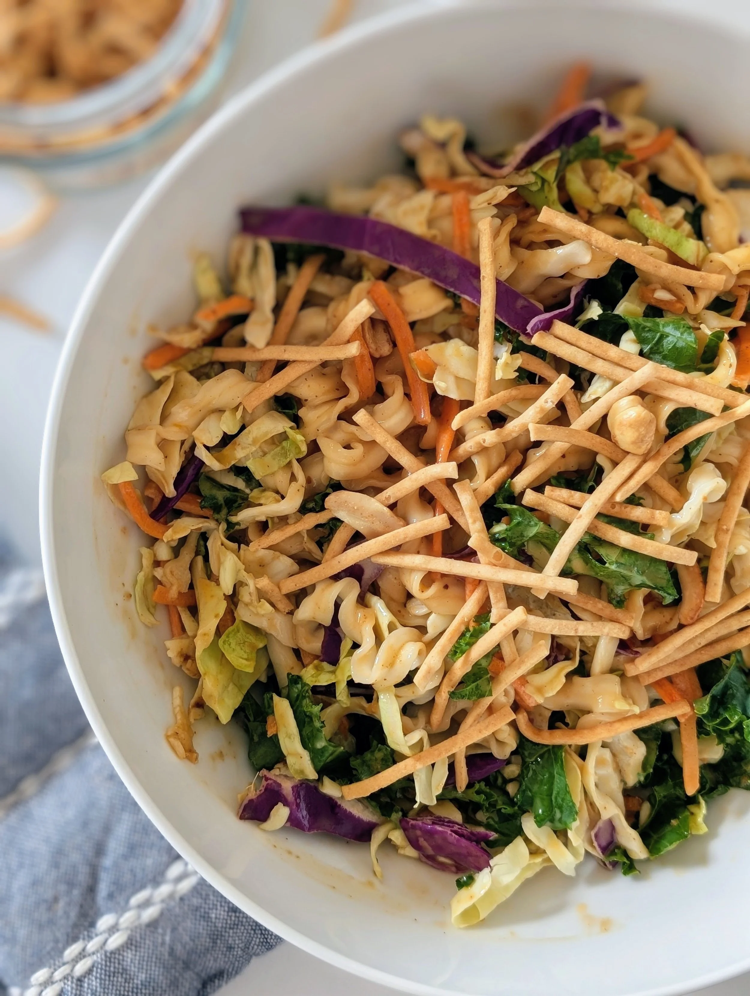 Trader Joe’s Squiggly Noodle Miso Crunch Salad