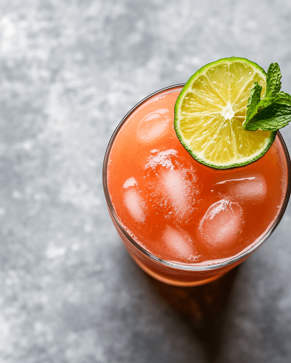 Refreshing Watermelon Limeade