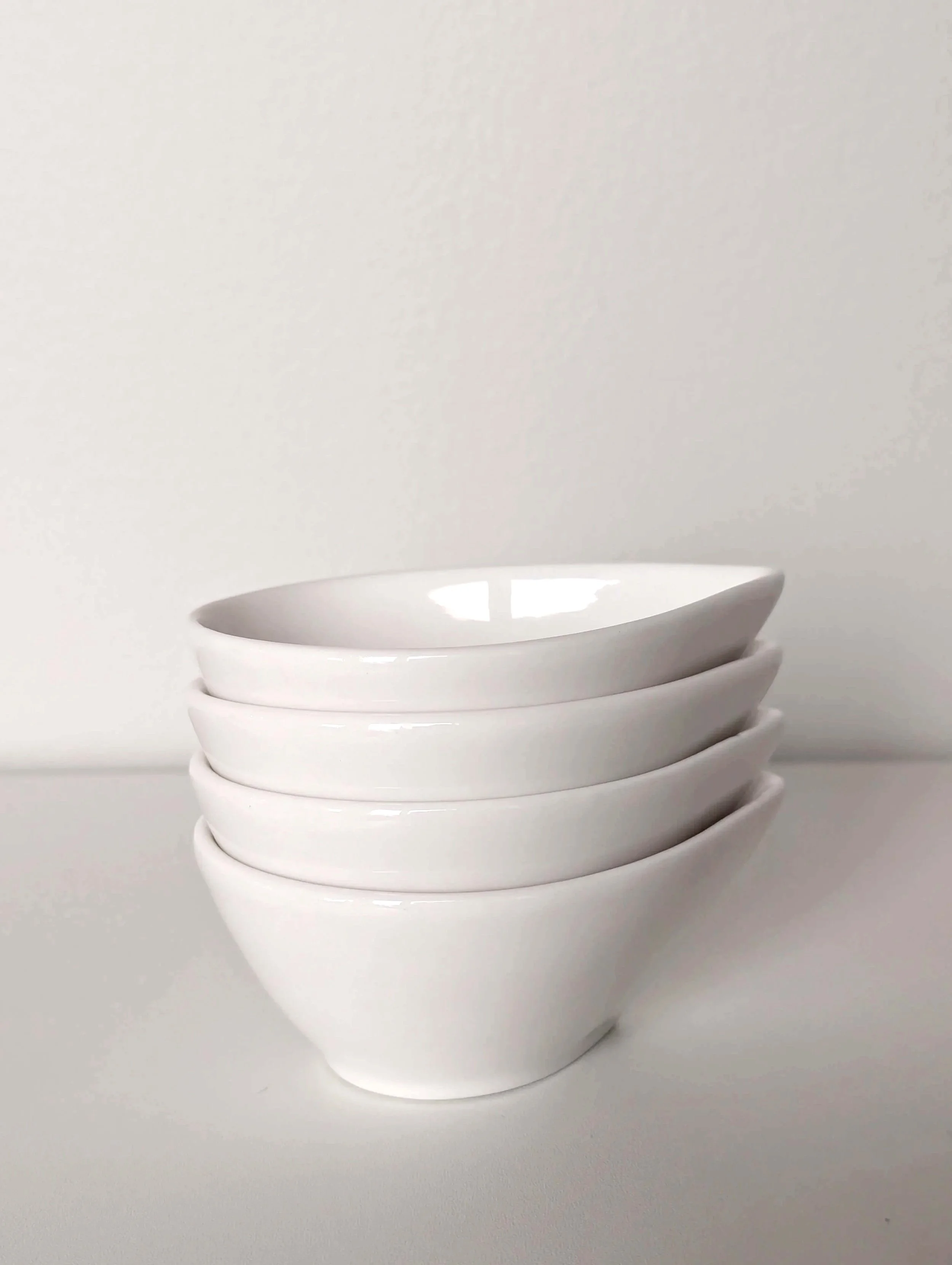 Ceramic Teardrop Bowl Set (Set of 6)