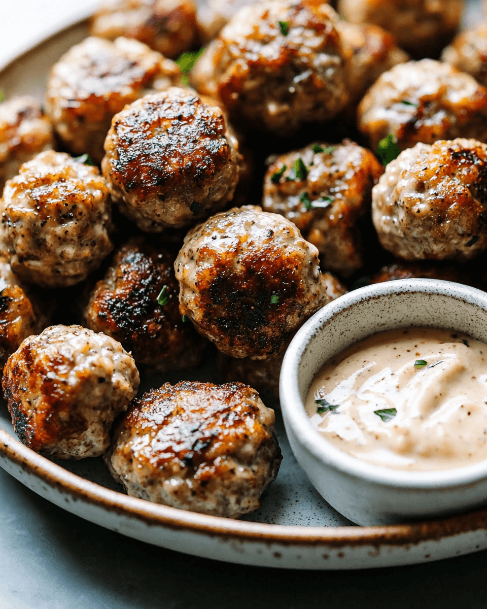 Meatballs with Tangy Dipping Sauce