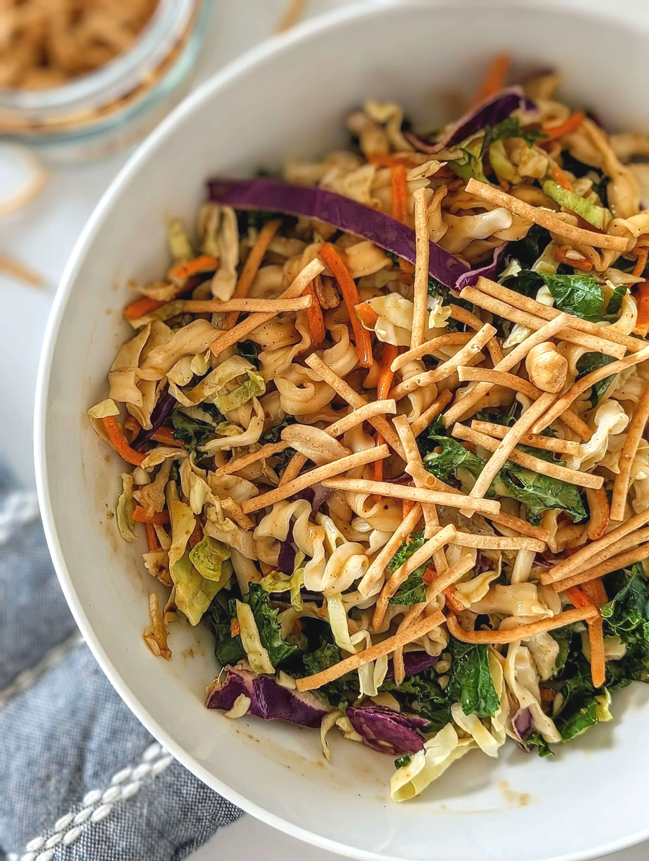 Trader Joe’s Squiggly Noodle Miso Crunch Salad