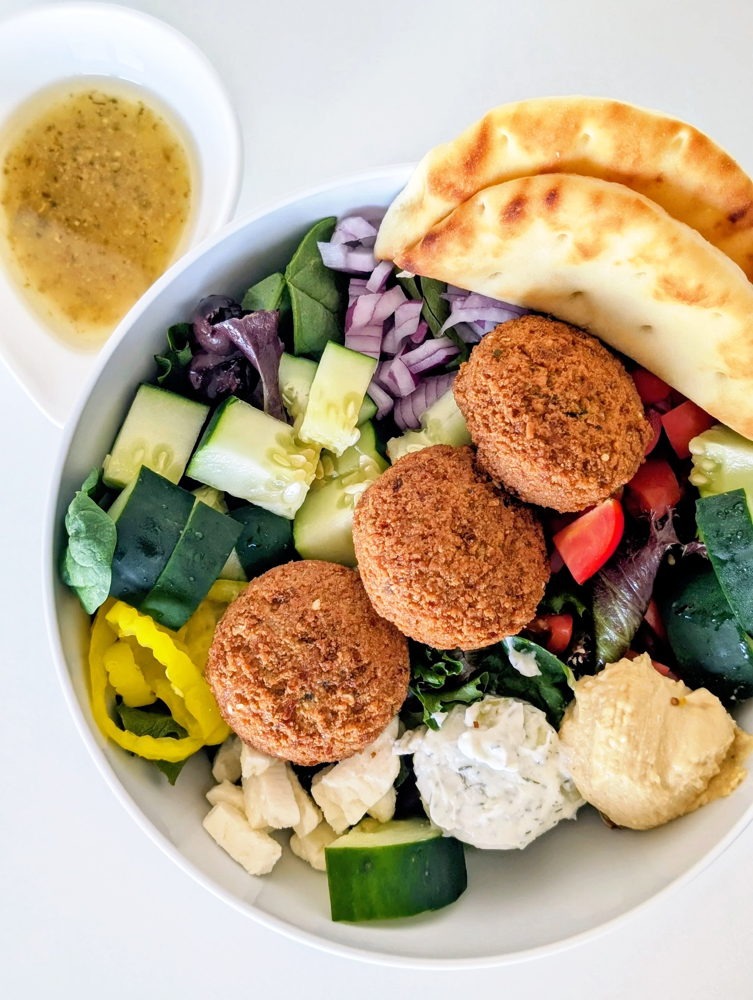 Easy Falafel Lunch Bowl