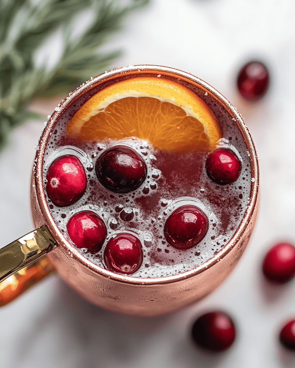 Cranberry Orange Winter Mule