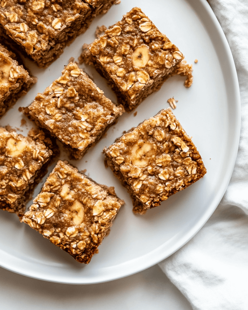 Peanut Butter Banana Breakfast Bars