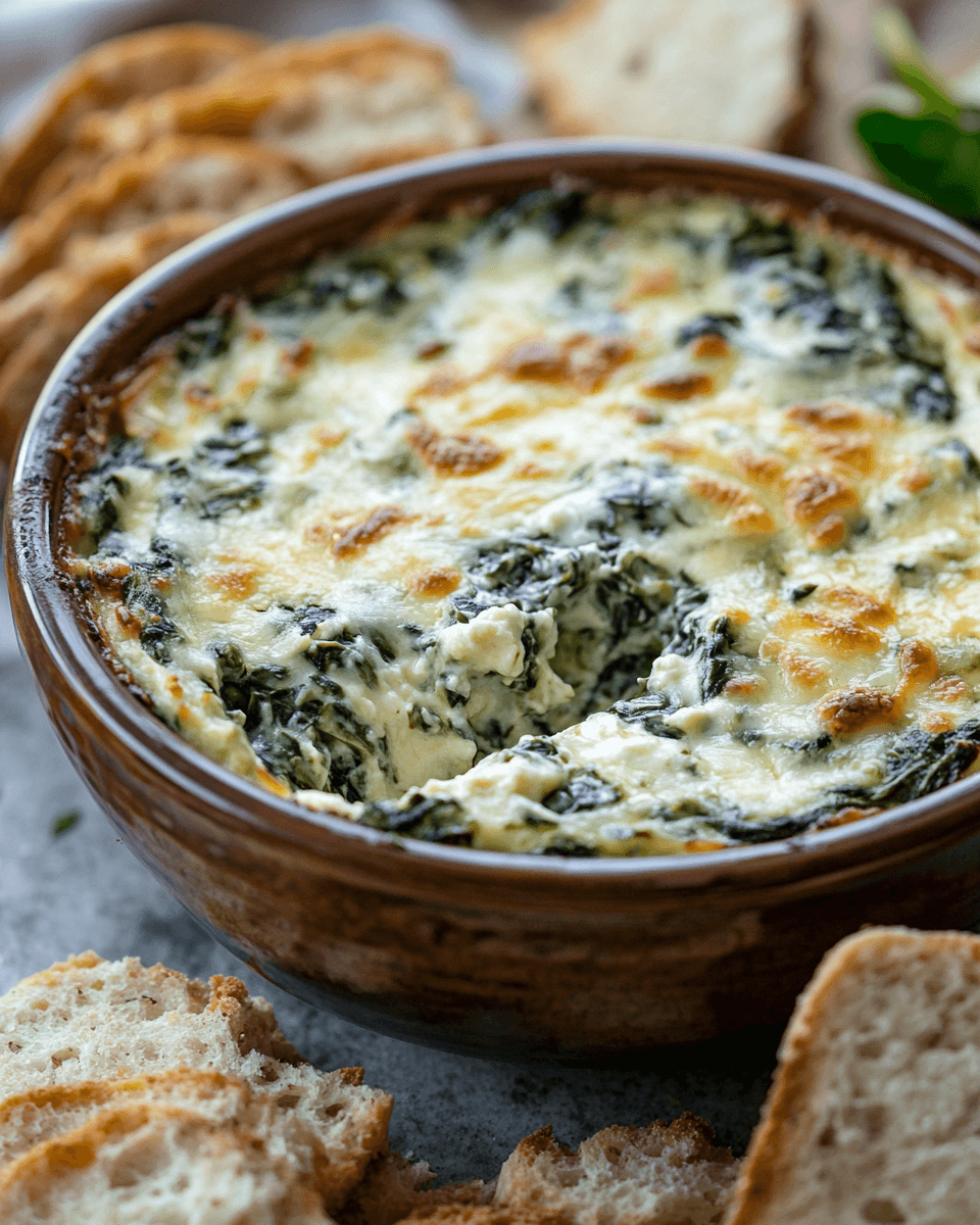 Baked Spinach &amp; Artichoke Dip