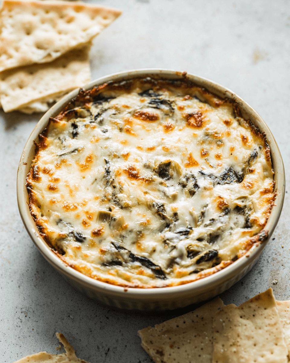 Baked Spinach &amp; Artichoke Dip