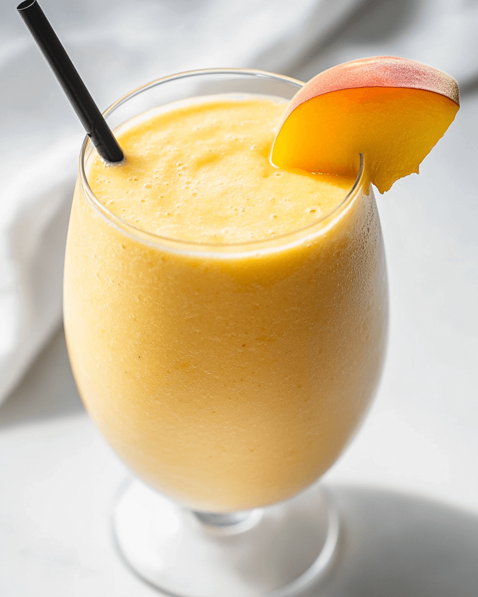 Peachy Mango Sunrise Smoothie