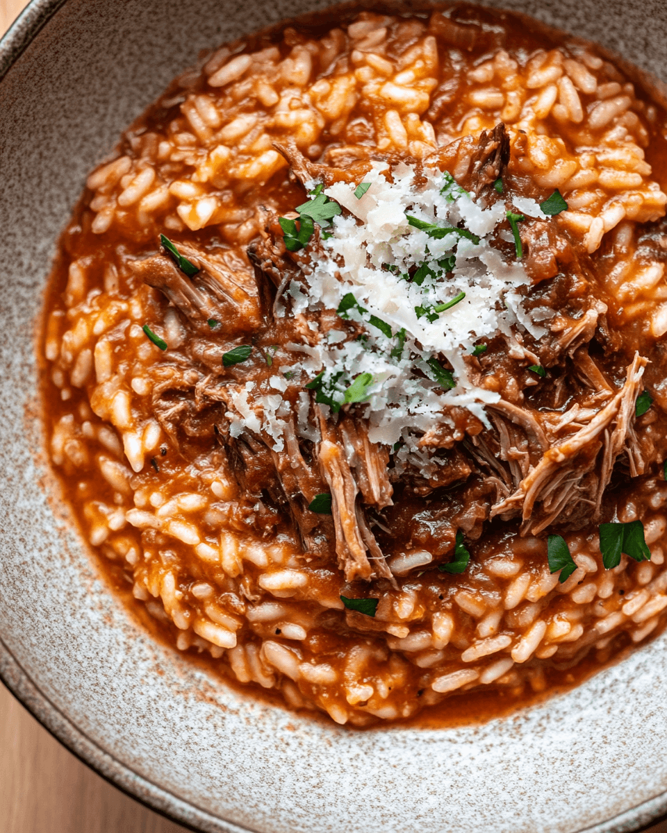 Oxtail Risotto Inspired by Bokeria in Split