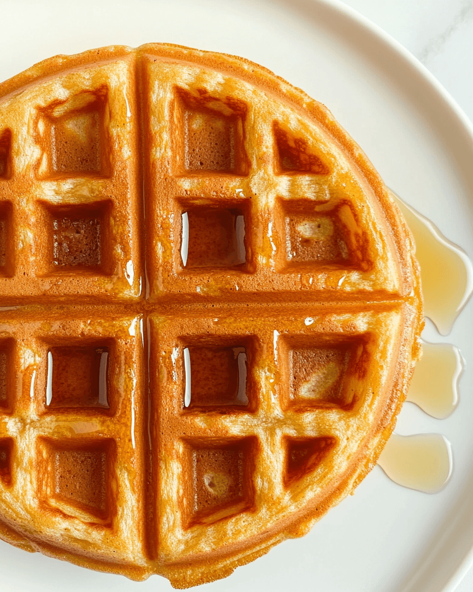 Spiced Sweet Potato Waffles