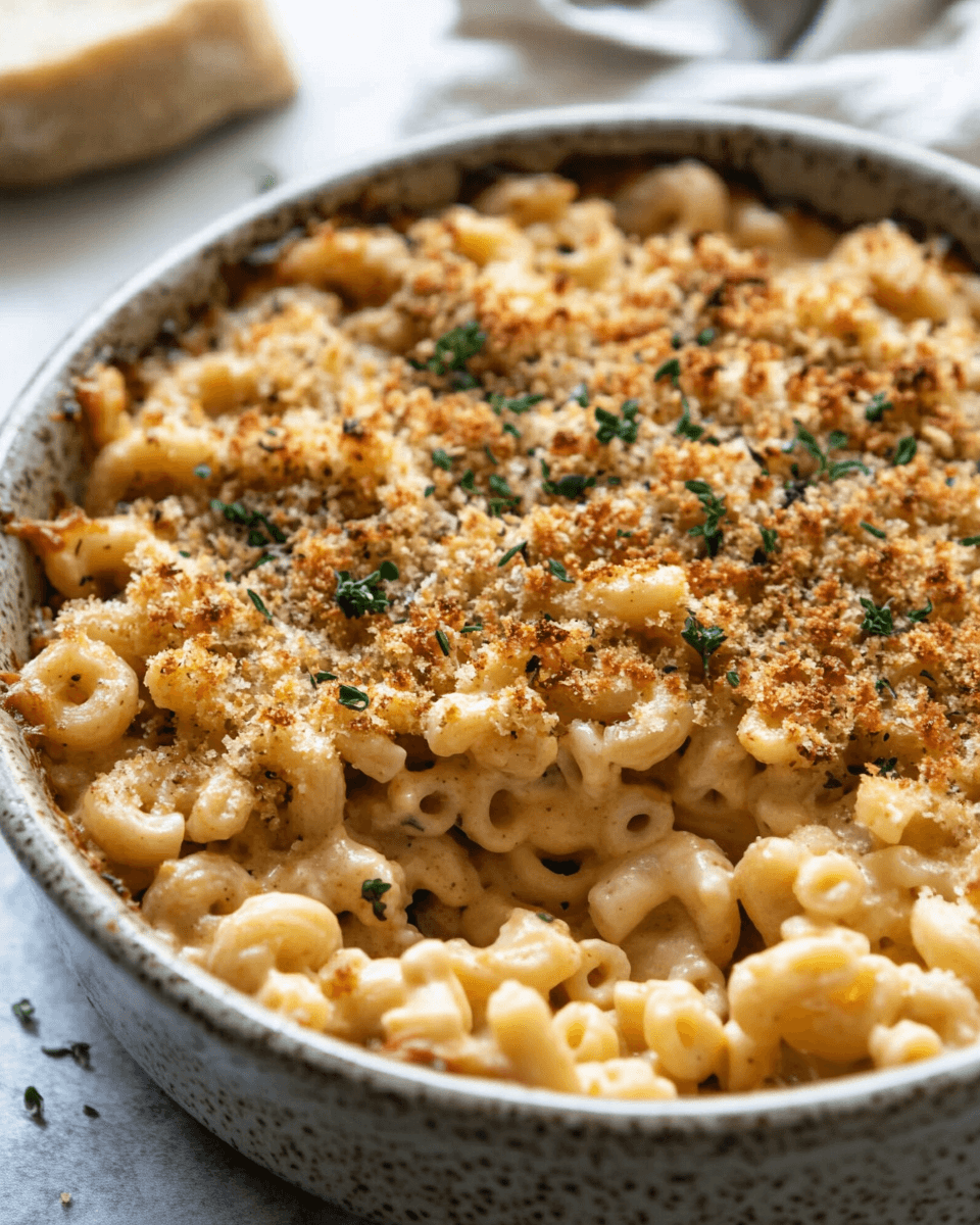 Irish Cheddar &amp; Stout Mac and Cheese