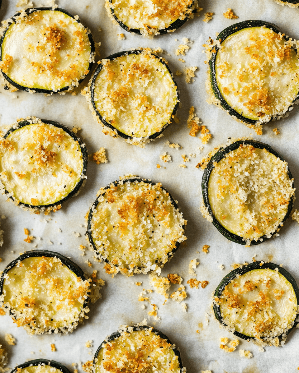 Crispy Baked Parmesan Zucchini Chips