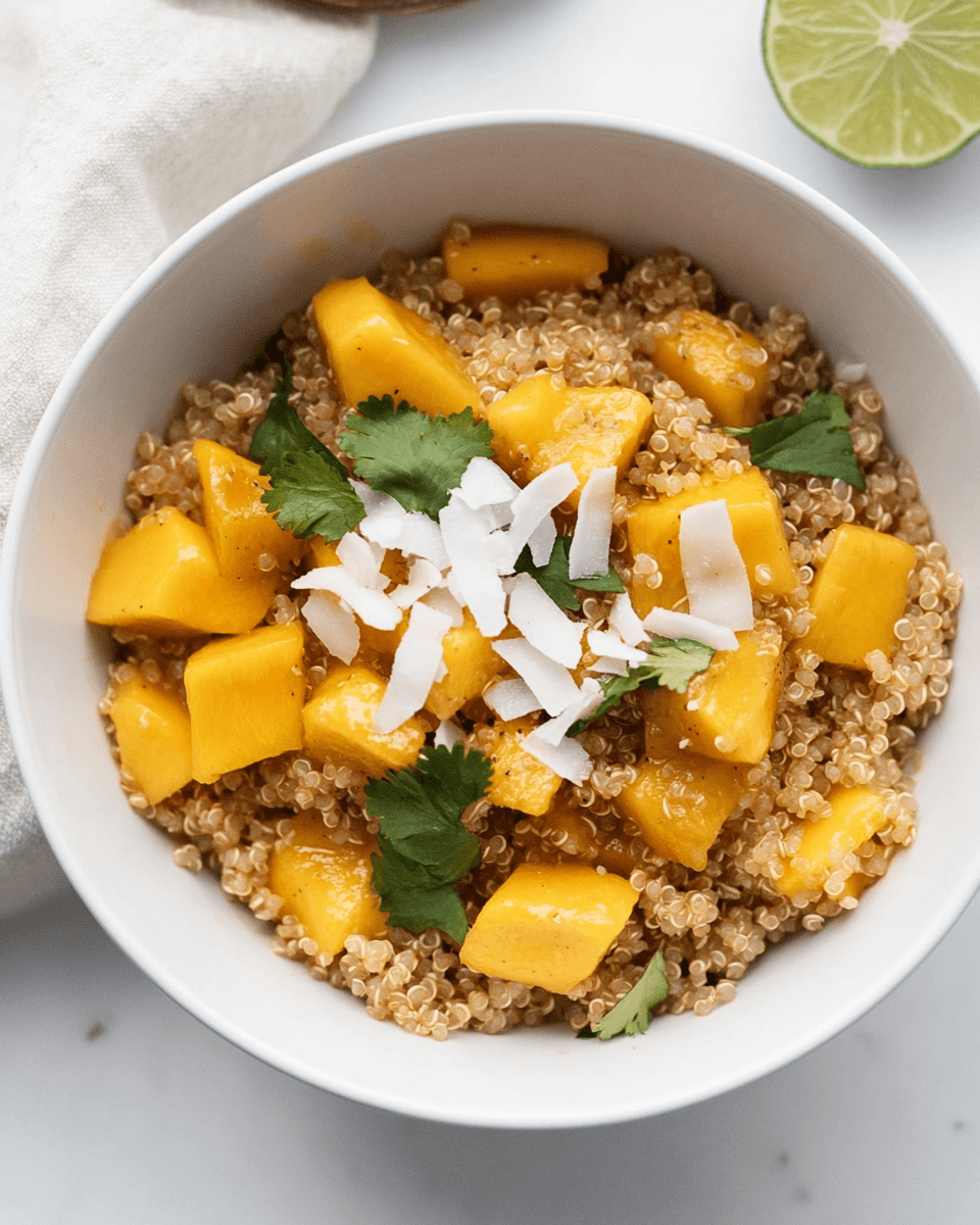 Mango-Coconut Quinoa Delight