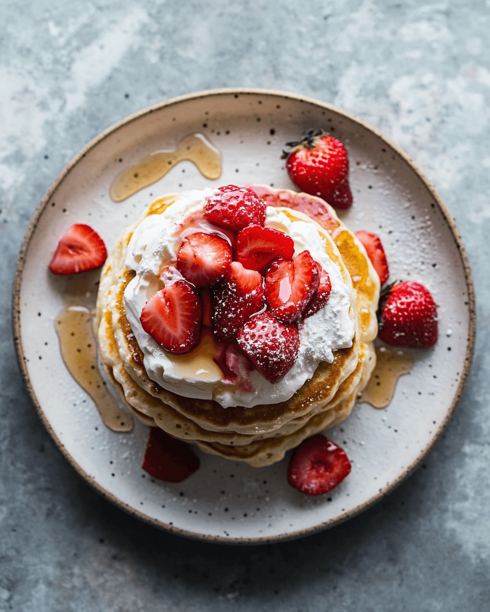 Strawberry Shortcake Pancakes
