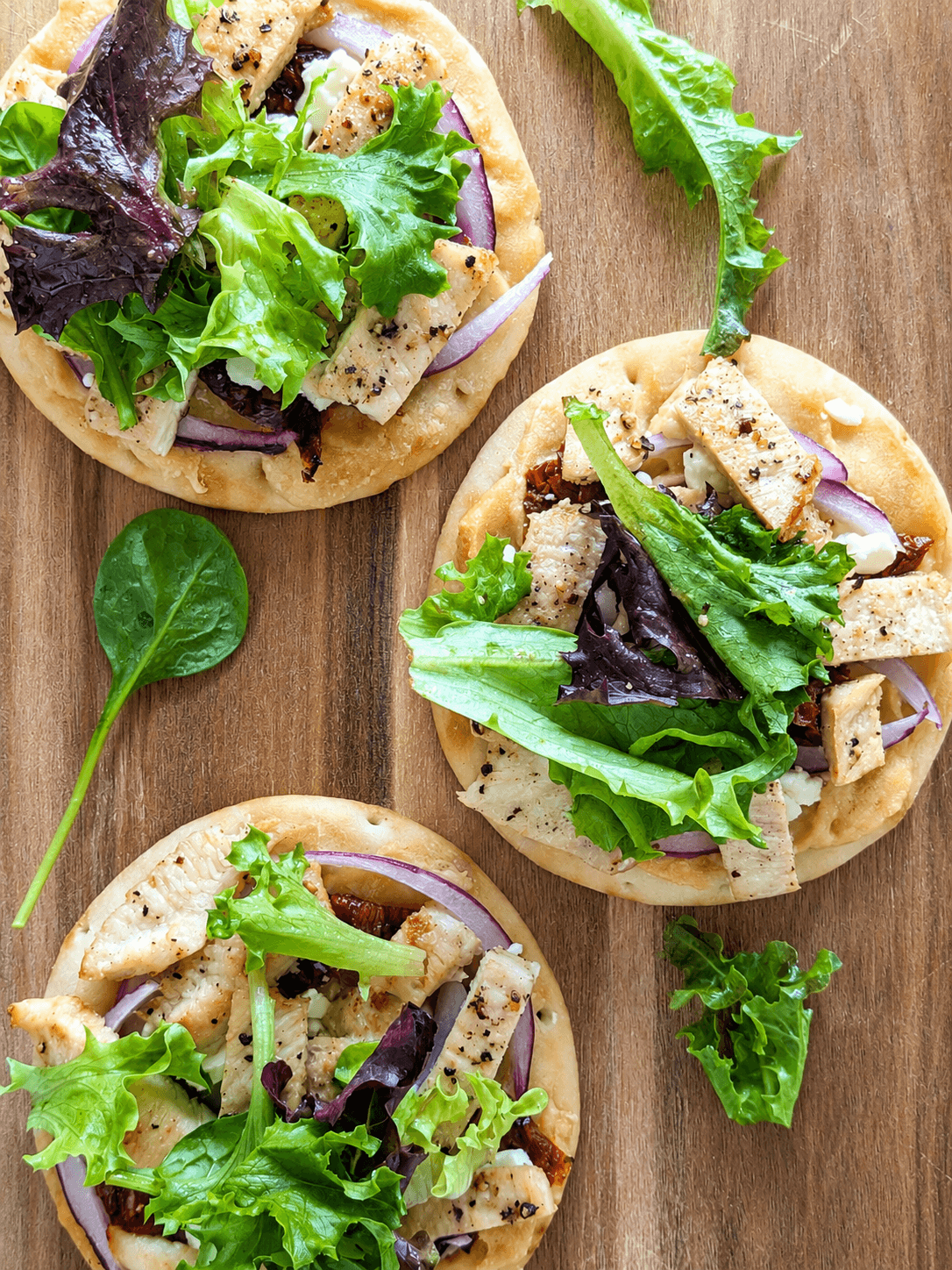 Sun-Dried Tomato Chicken Flatbreads