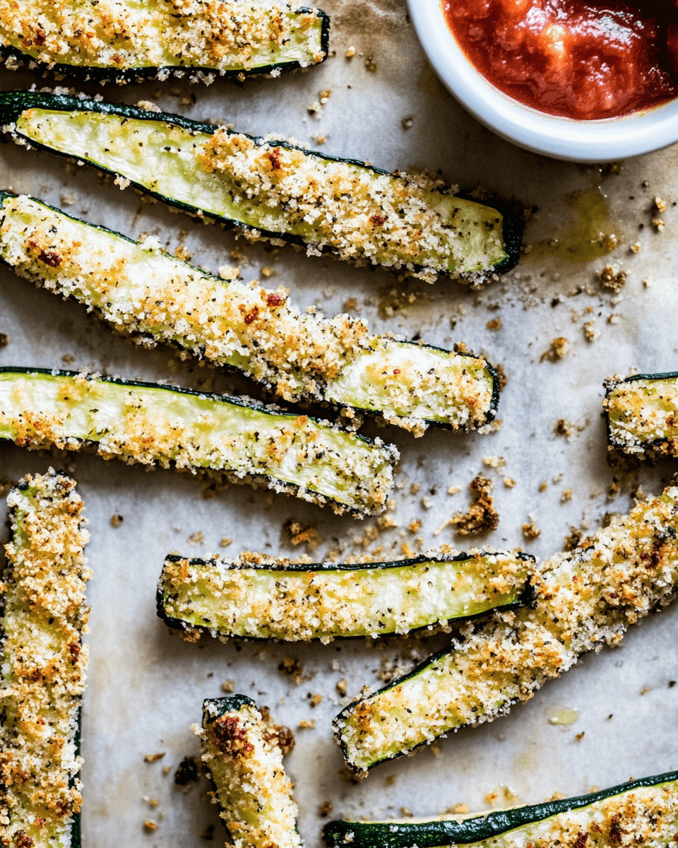 Crispy Baked Zucchini Fries