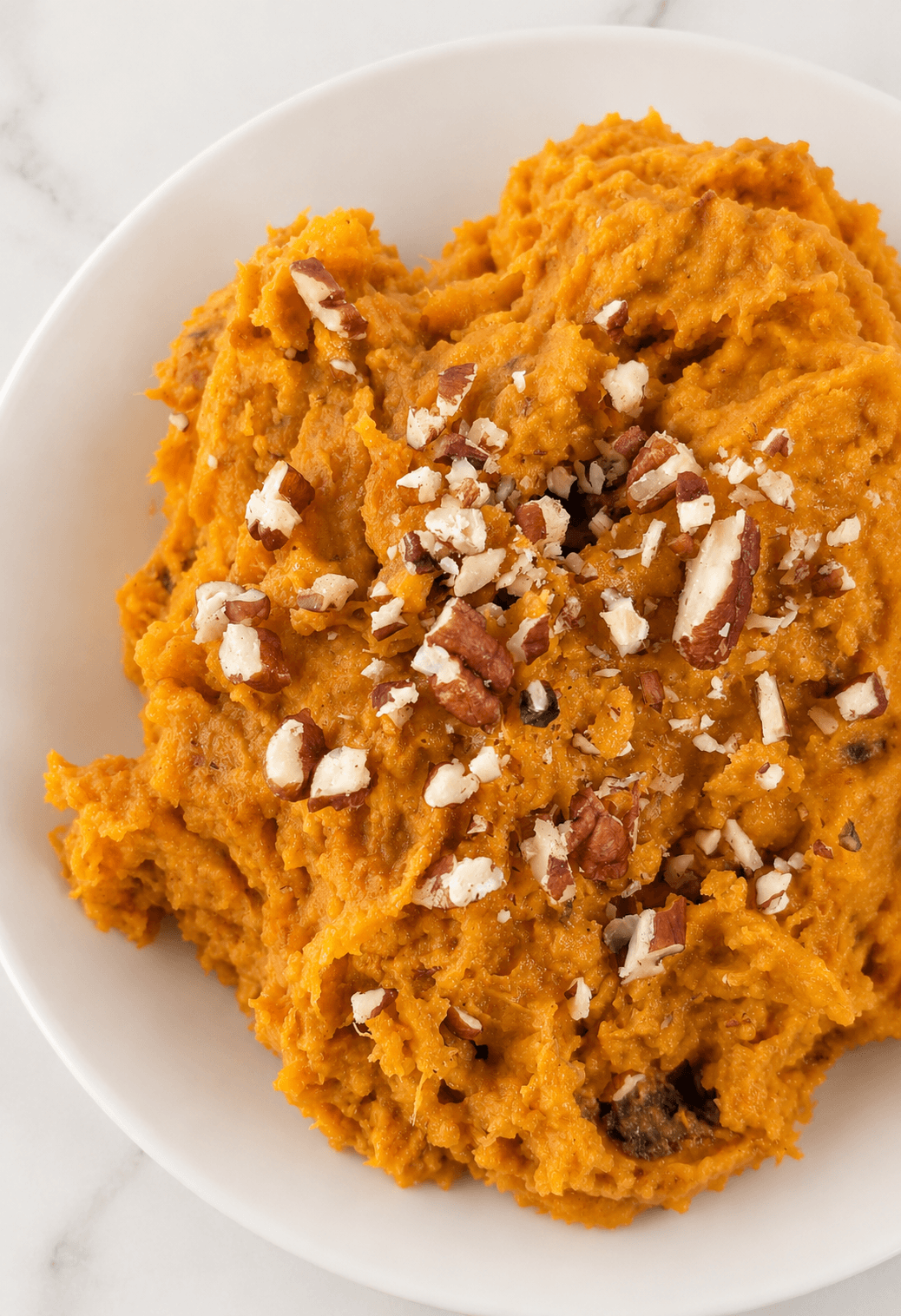 Maple Pecan Mashed Sweet Potatoes