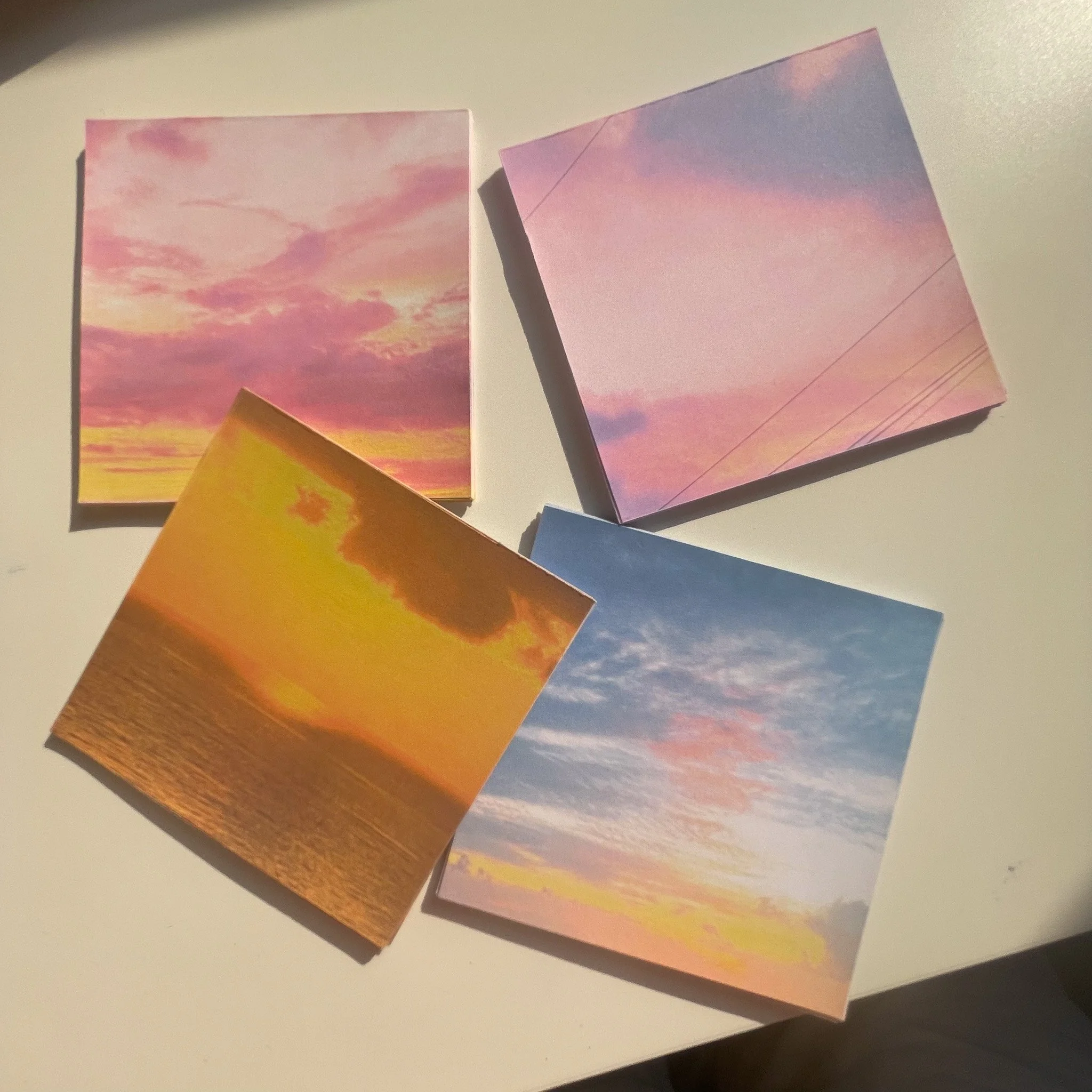 gratefully creating sunrise and sunset notepads.jpg