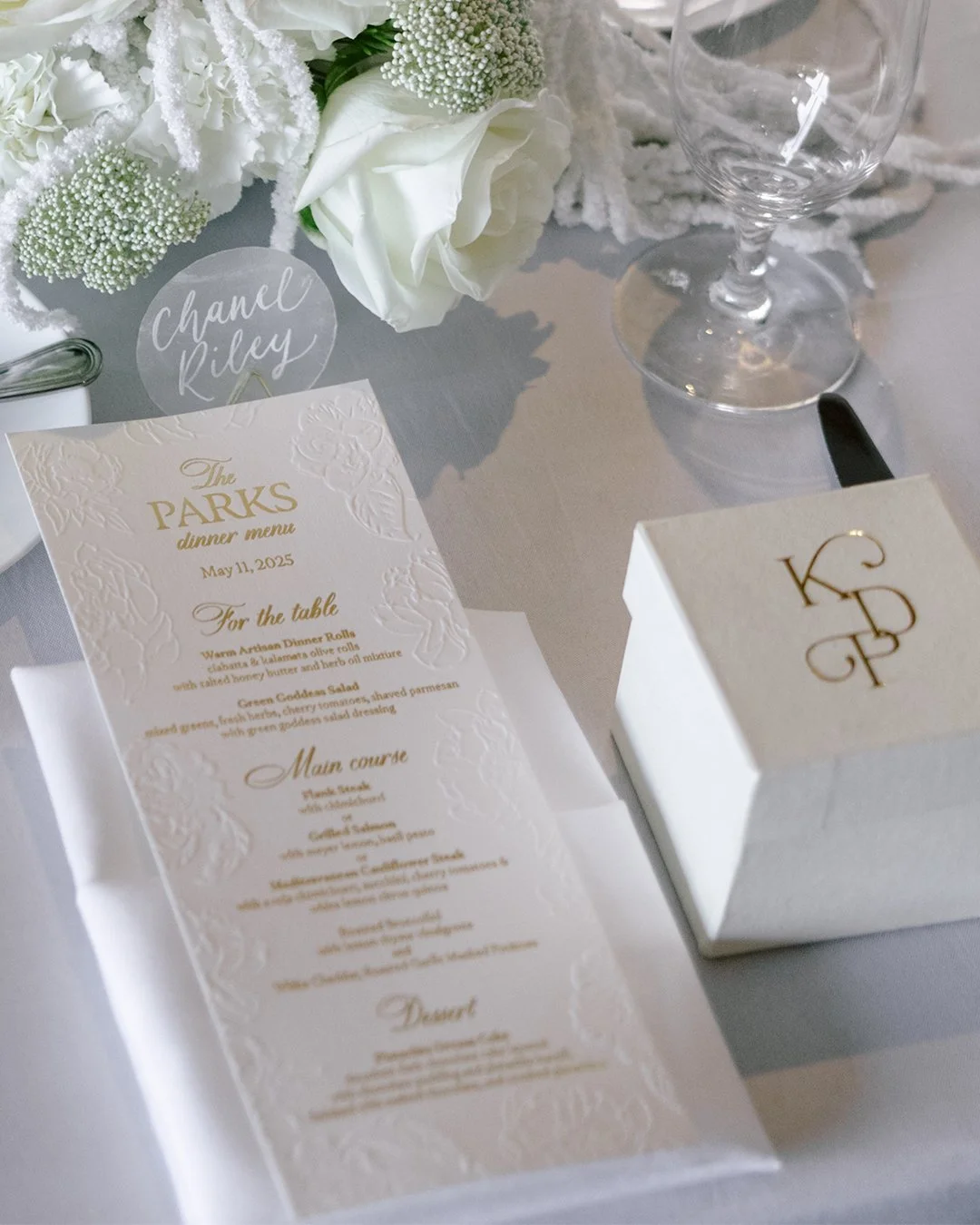 Klariza and David's wedding monogram and menu.jpg