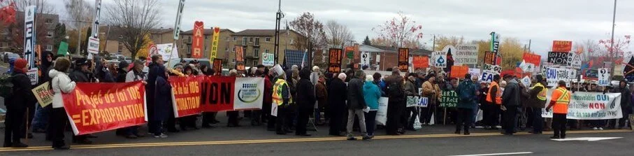 COMMUNIQUÉ DE LA RÉGION CENTRE DU RVHQ - Ralliement à Drummondville pour accueillir le ministre Arcand : des représentantes et représentants de la société civile québécoise réaffirment leur opposition au projet de loi sur les hydrocarbures!