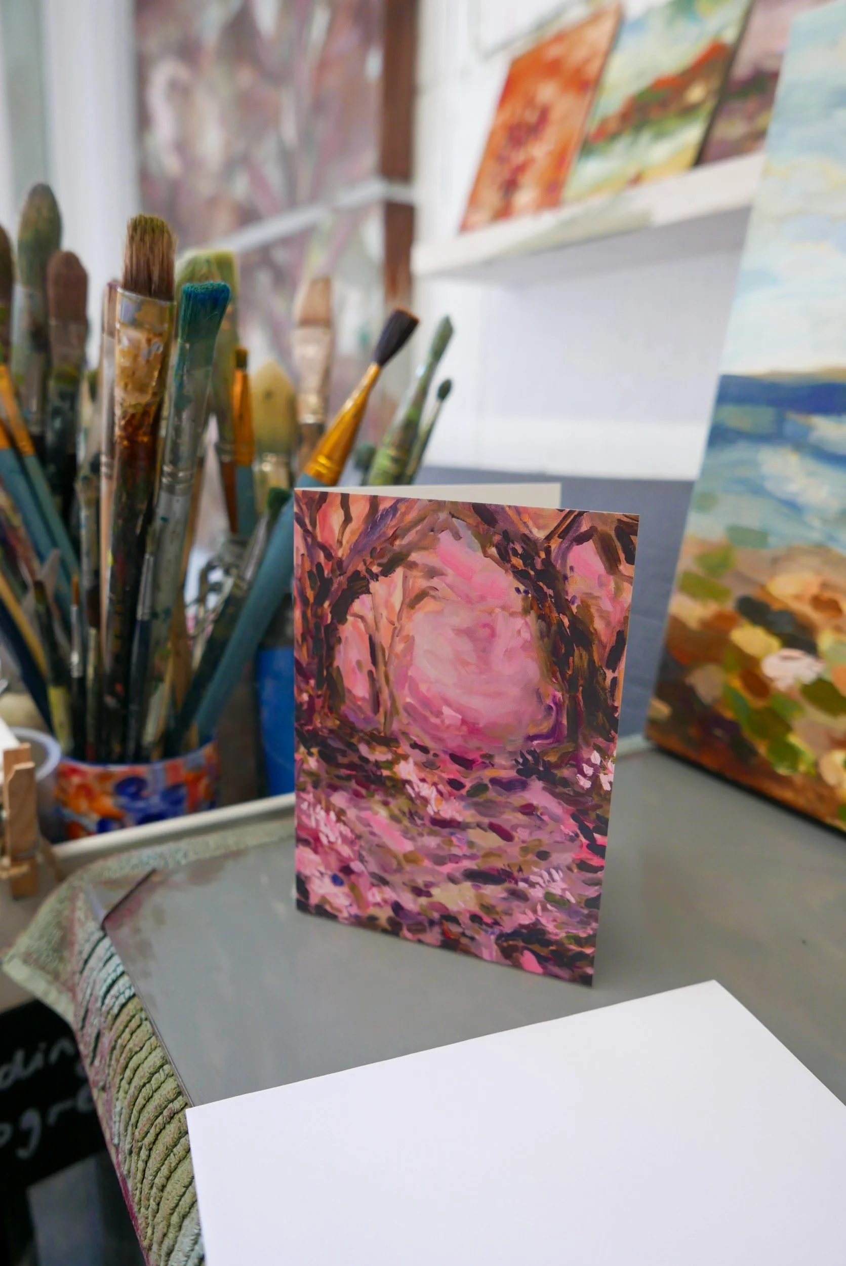 Greeting Card: Into the Woodland