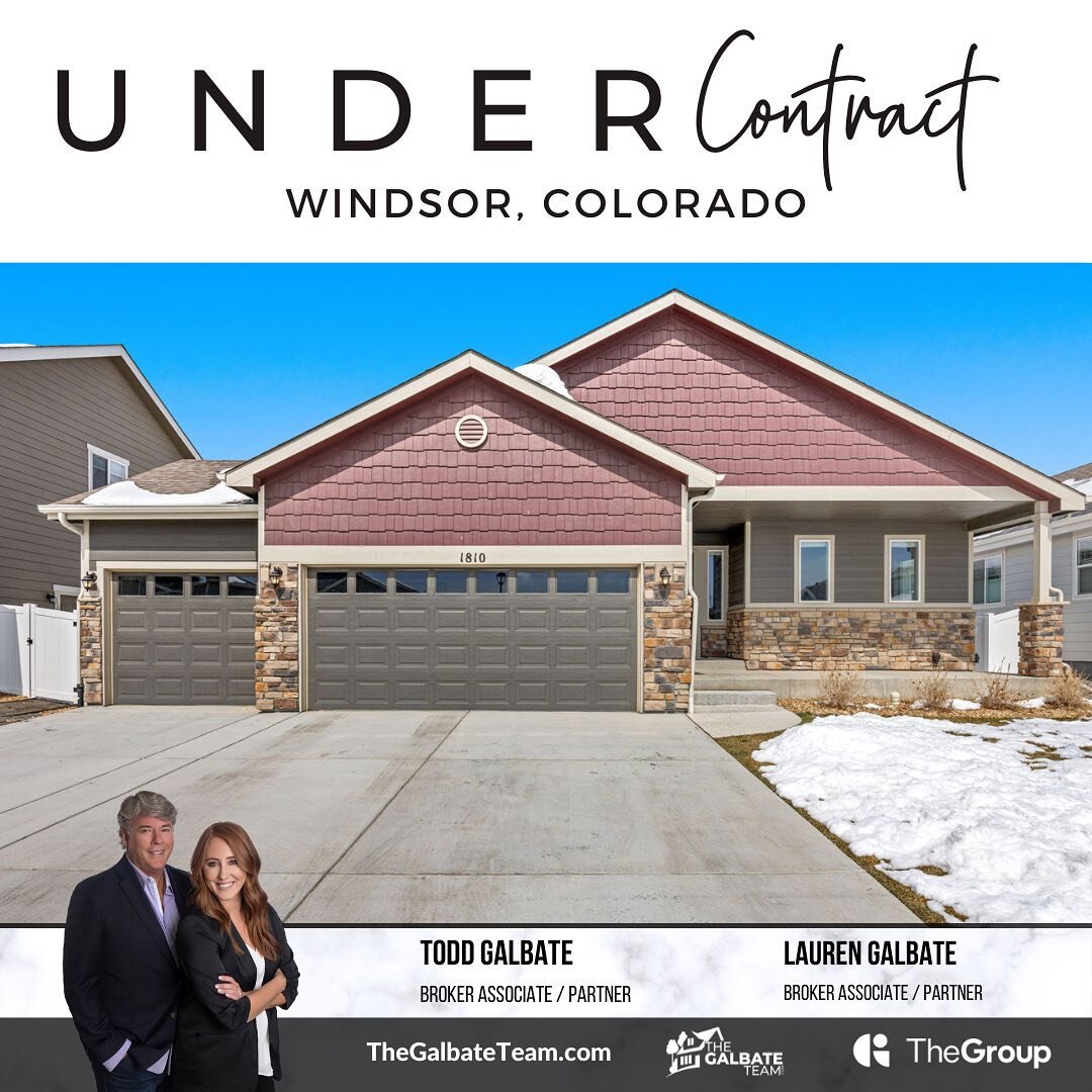 ✨UNDER CONTRACT✨

Congratulations to our Sellers for getting a great offer &amp; going under contract in 1 week! Also, congrats to the new Buyers for snagging a great home! 

#undercontract #pending 
#movetofortcollins #movetocolorado  #fortcollinsre