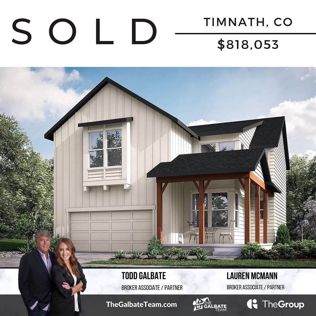 Congratulations to the new homeowners of this beauty in Timnath! 🏡🎉

Our clients were relocating here from Louisiana &amp; needed to find a new home with the best views&hellip;.&amp; we found it! It&rsquo;s difficult to find a builder you love + di
