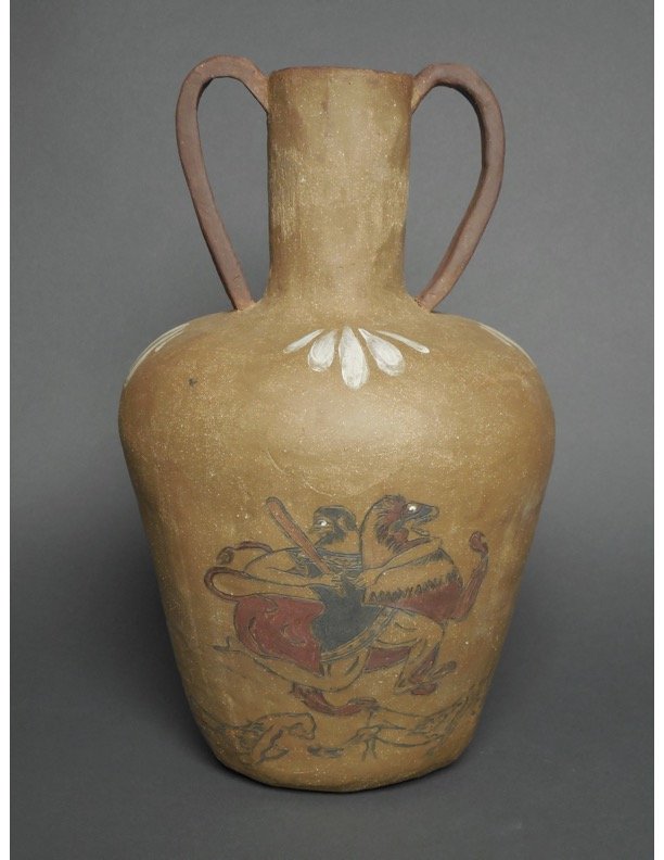 Historical Vessel - Ceramics I,
Technique: Coilbuilding - Historical reference: Greek pottery