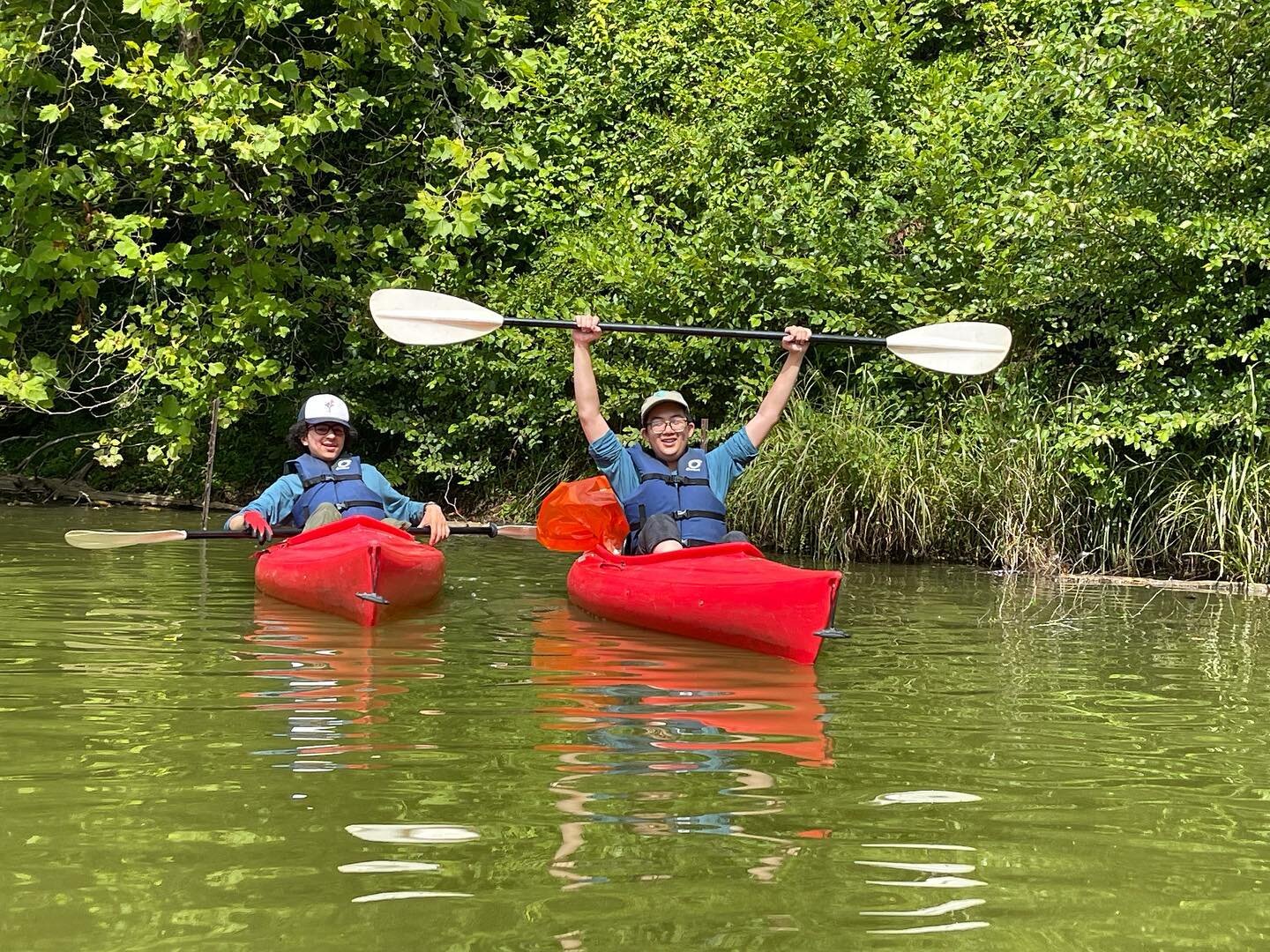 The MoCo crew Kayaking at Rock Creek Regional Park picking up trash found in the upper section of the watershed! #LoveRockCreek #RC3 #RockCreek #RockCreekPark