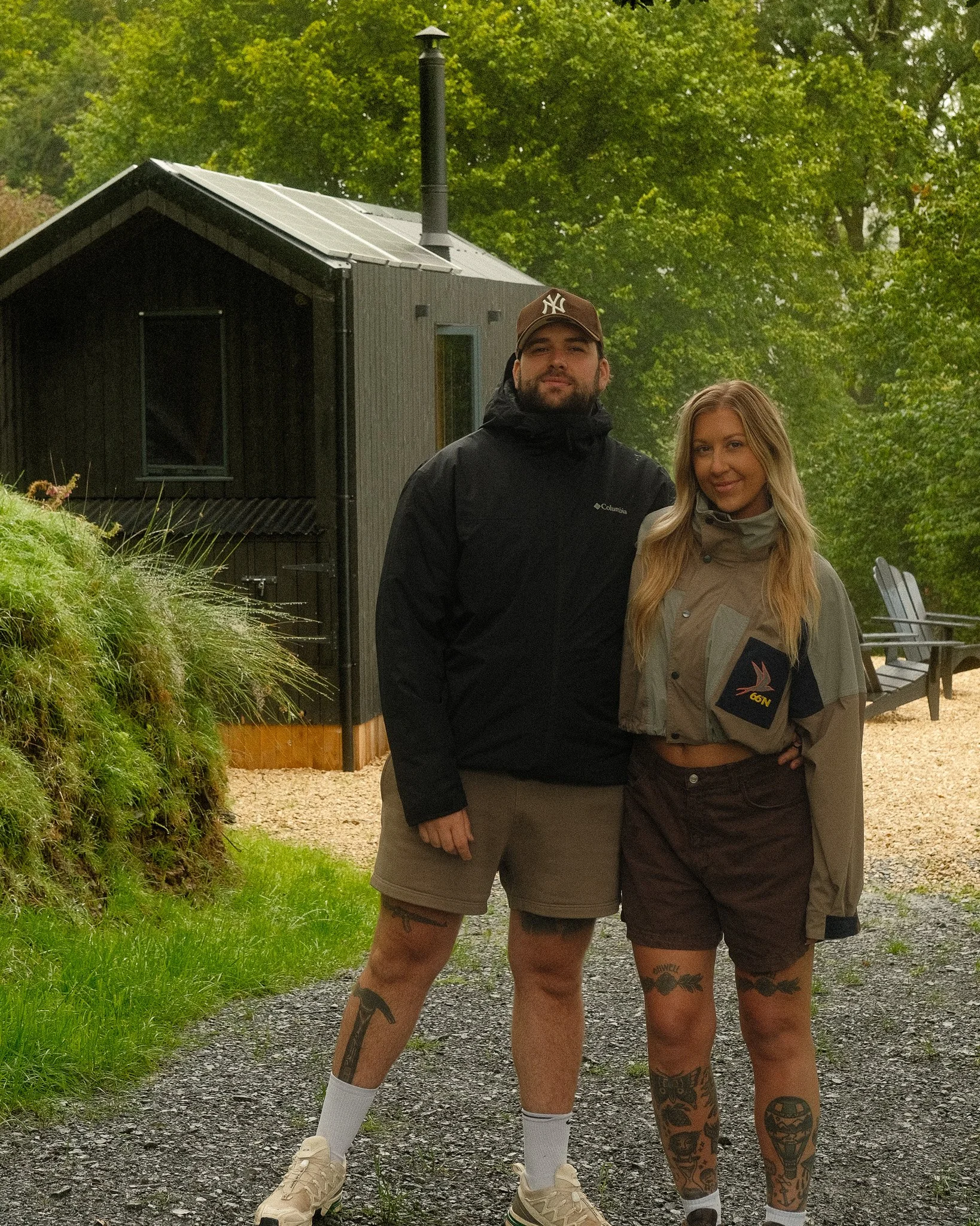 An off-grid Unplugged cabin among the trees in Devon