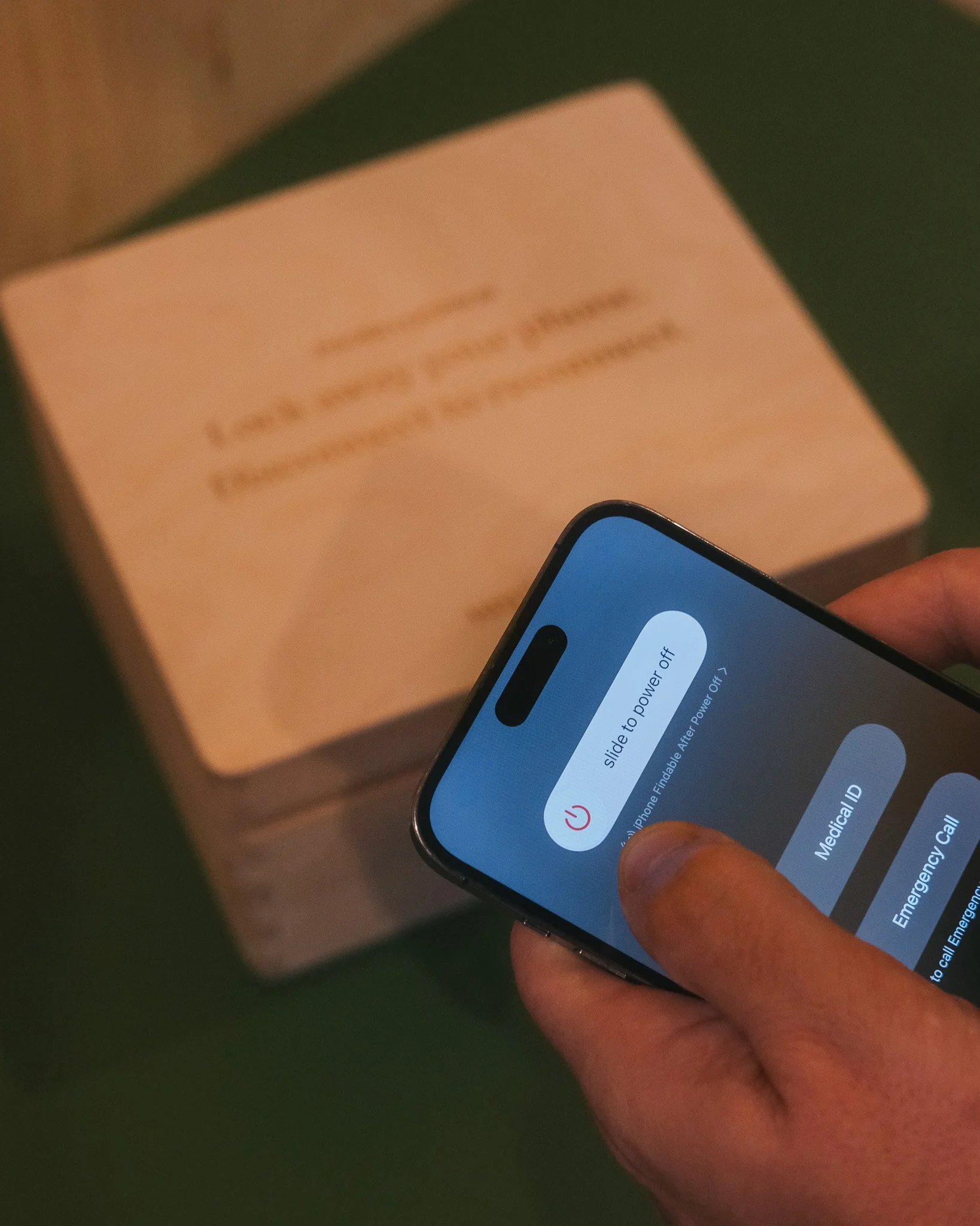 The analogue essentials at Unplugged, a lockbox for your phone