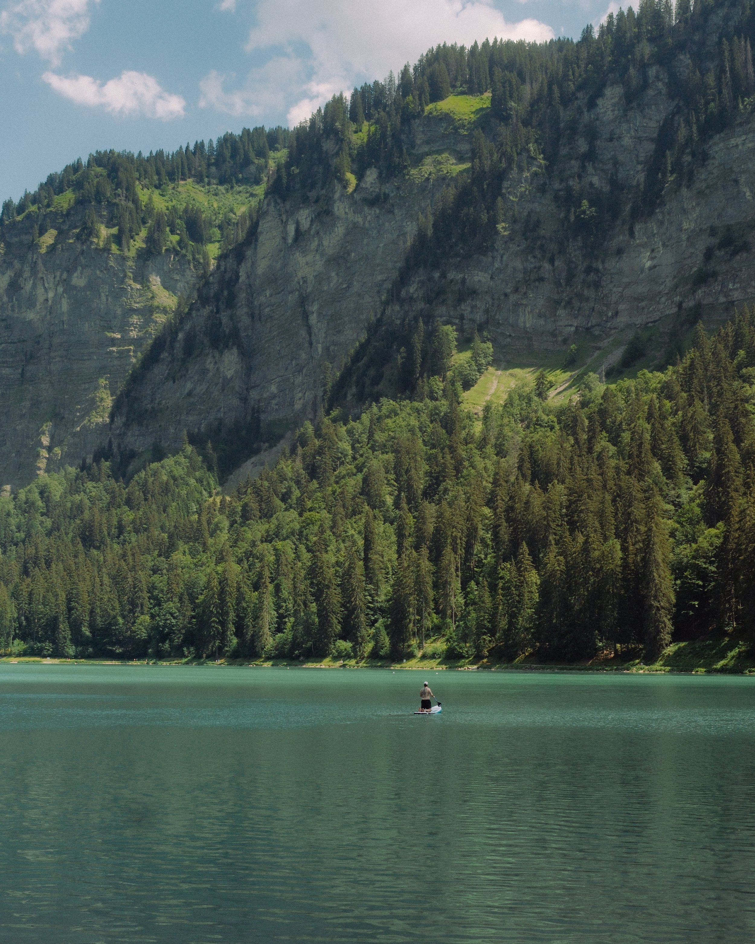 Paddleboarding on Lac Montriond by Le Petit Rêve