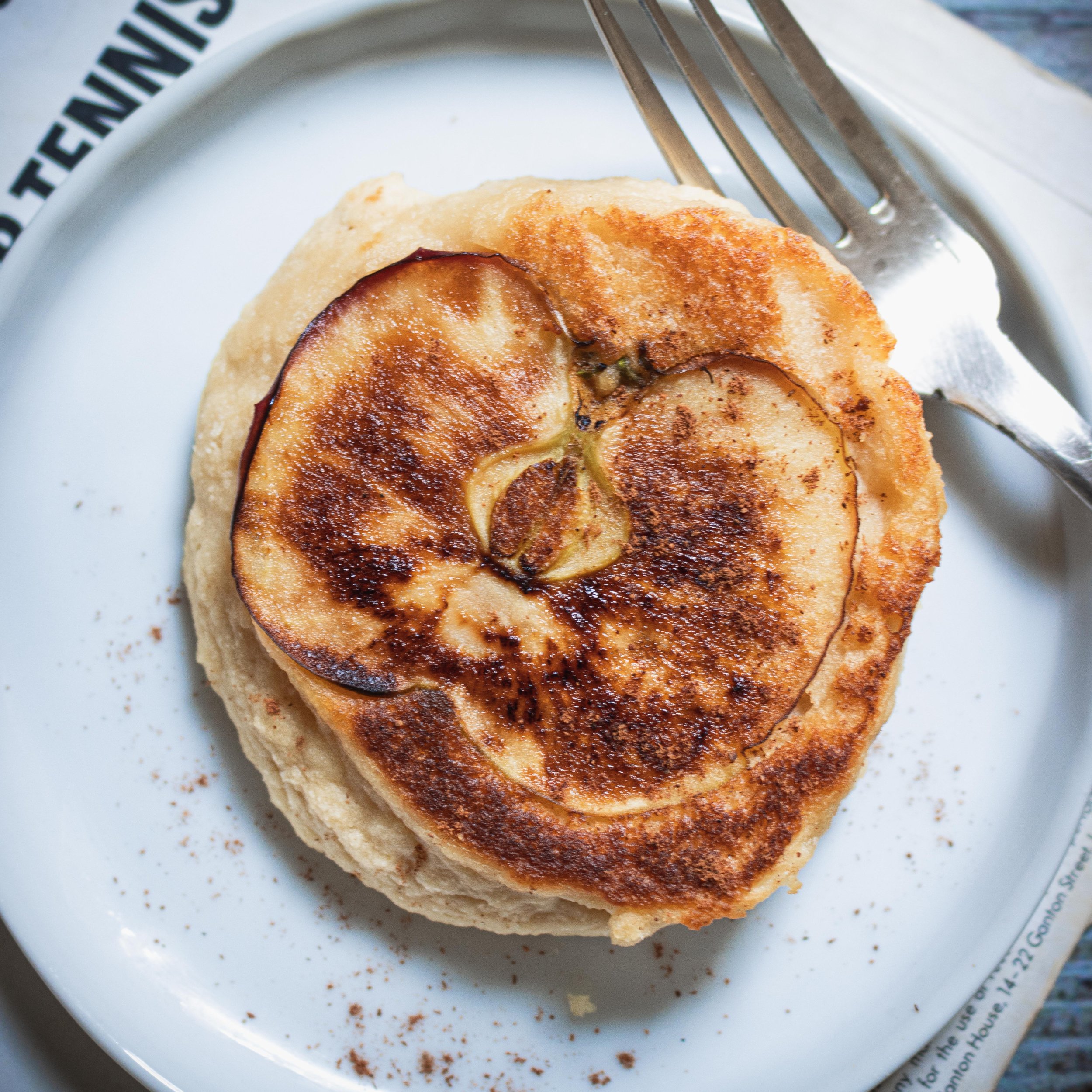 Apple Pie Pancakes with Coconut Butter