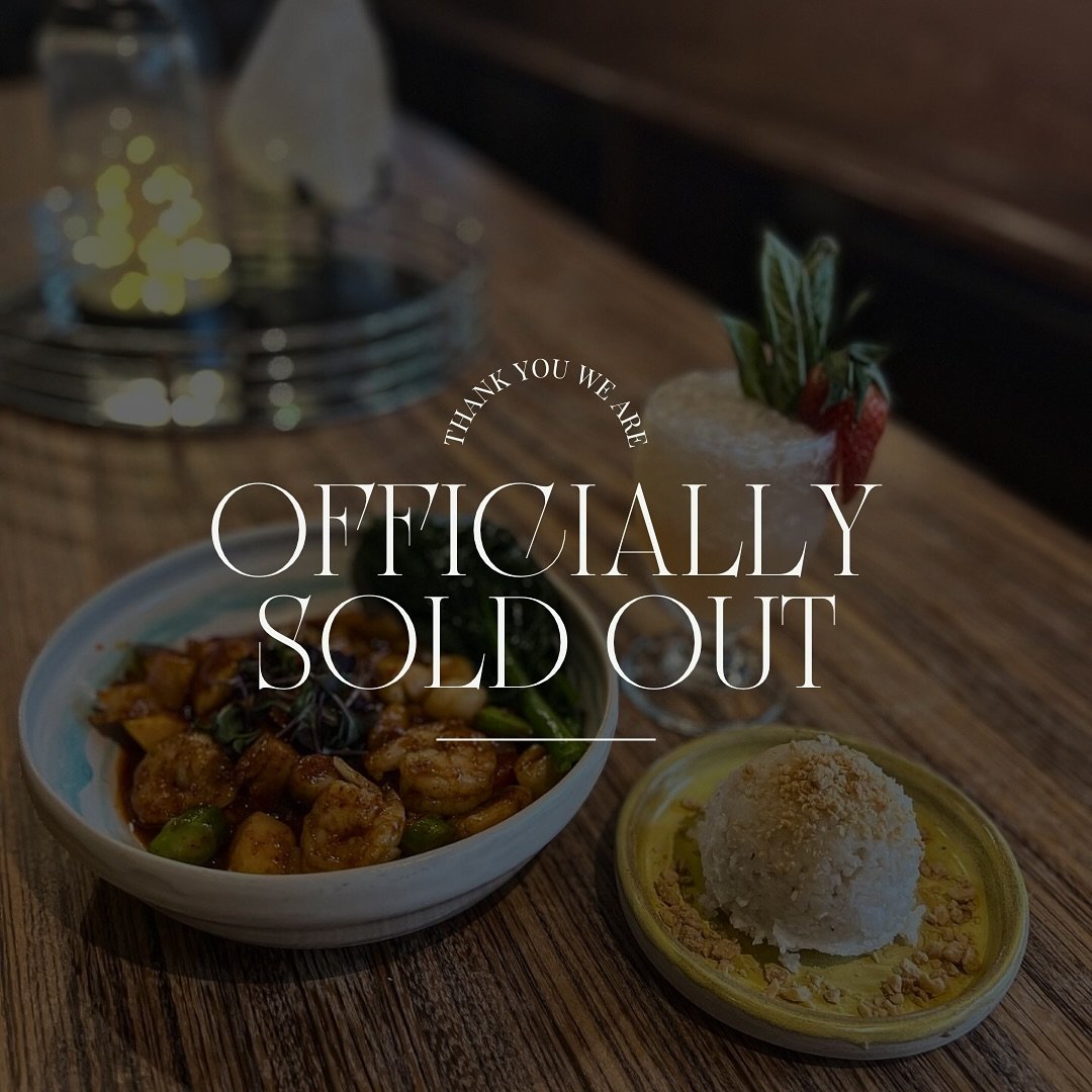 Wow! Thank you for everyone who joined us Friday night and helped us sell out of the Mango Shrimp &amp; Scallops! 
We won&rsquo;t have a special for the rest of the weekend; but we still have a delicious Chef&rsquo;s Choice and our new Spring Cocktai