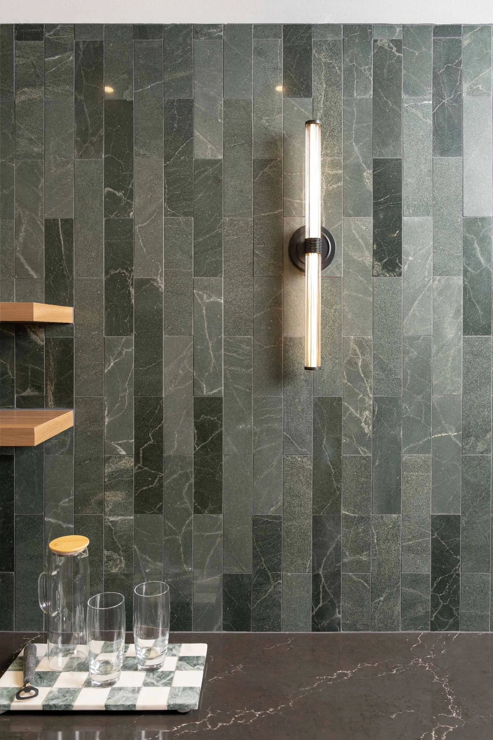 Kings Path coffee bar backsplash