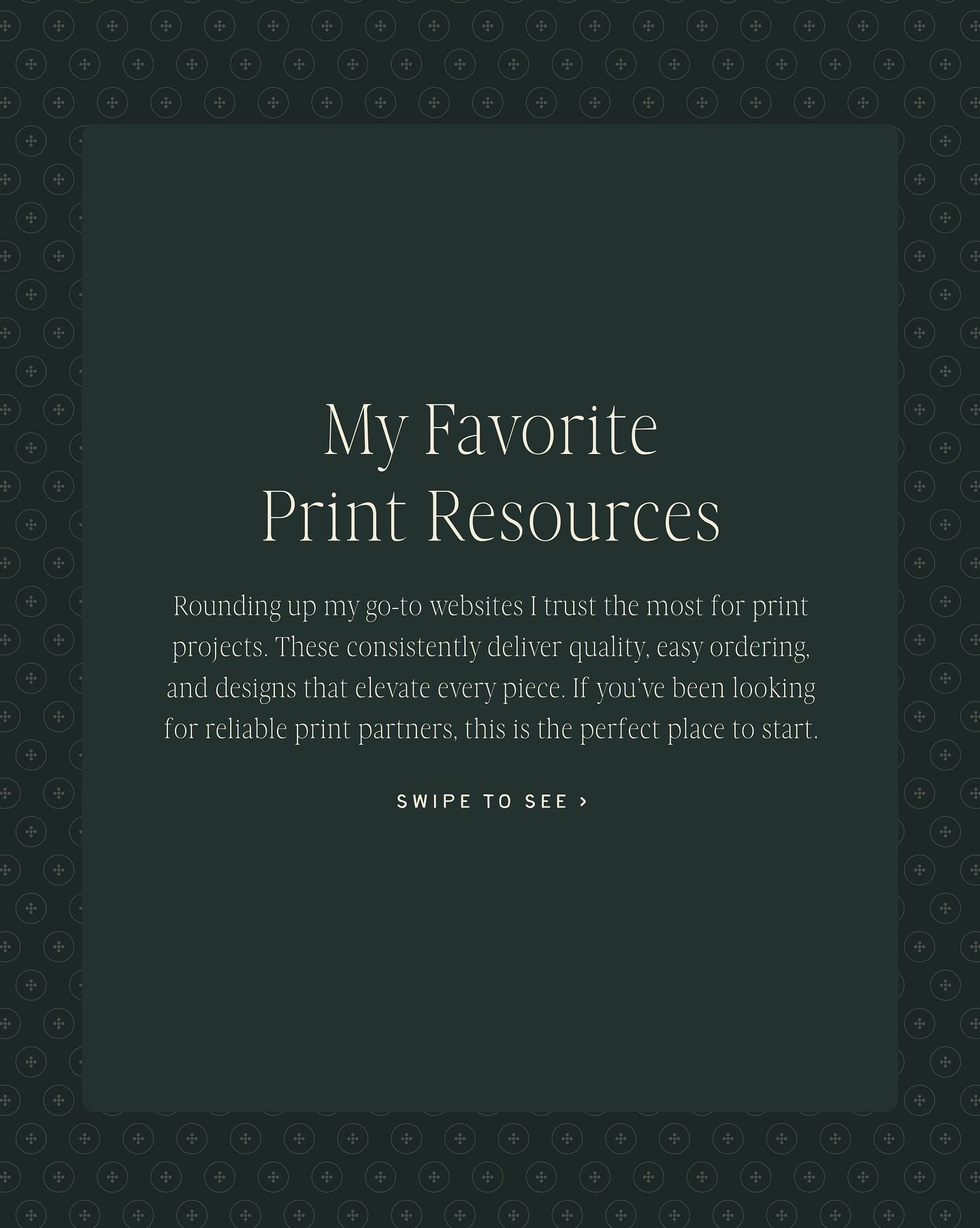 I have made it my mission to find the best printing sources and I&rsquo;m ready to share them! Whether you&rsquo;re looking for personal projects such as holiday cards and wedding stationary, or client projects such as business cards and marketing po