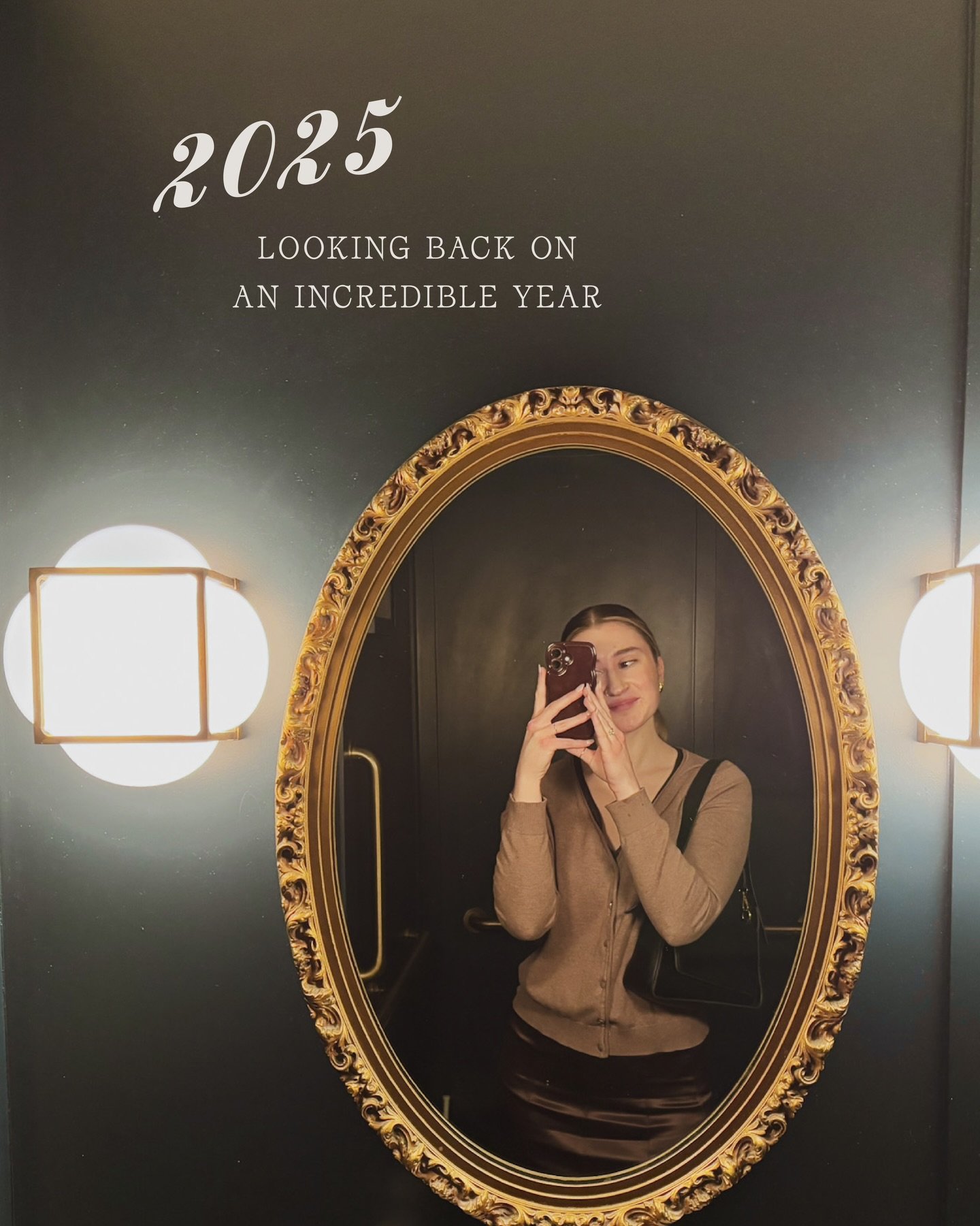 Blinked and 2025 was over 🫣

A year full of big personal moments, creative work and diy projects. Wishing you a happy new year and cheers to what&rsquo;s next. 💛