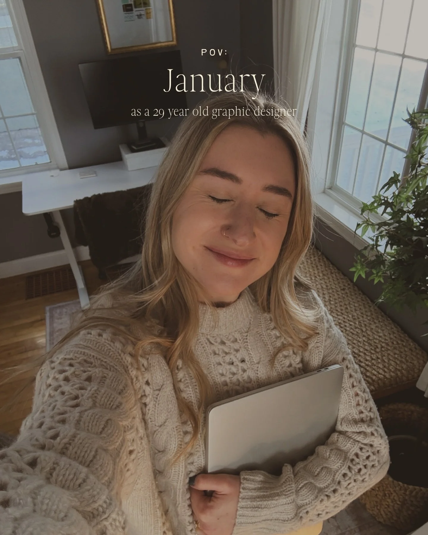 POV of January as a 29 year old graphic designer 🤎

Worked on some fun projects. Spent time at home. Read a good book. Craft night with friends. Went to San Diego. 

January was a heavy start, especially here in Minne. One of my goals this year was 