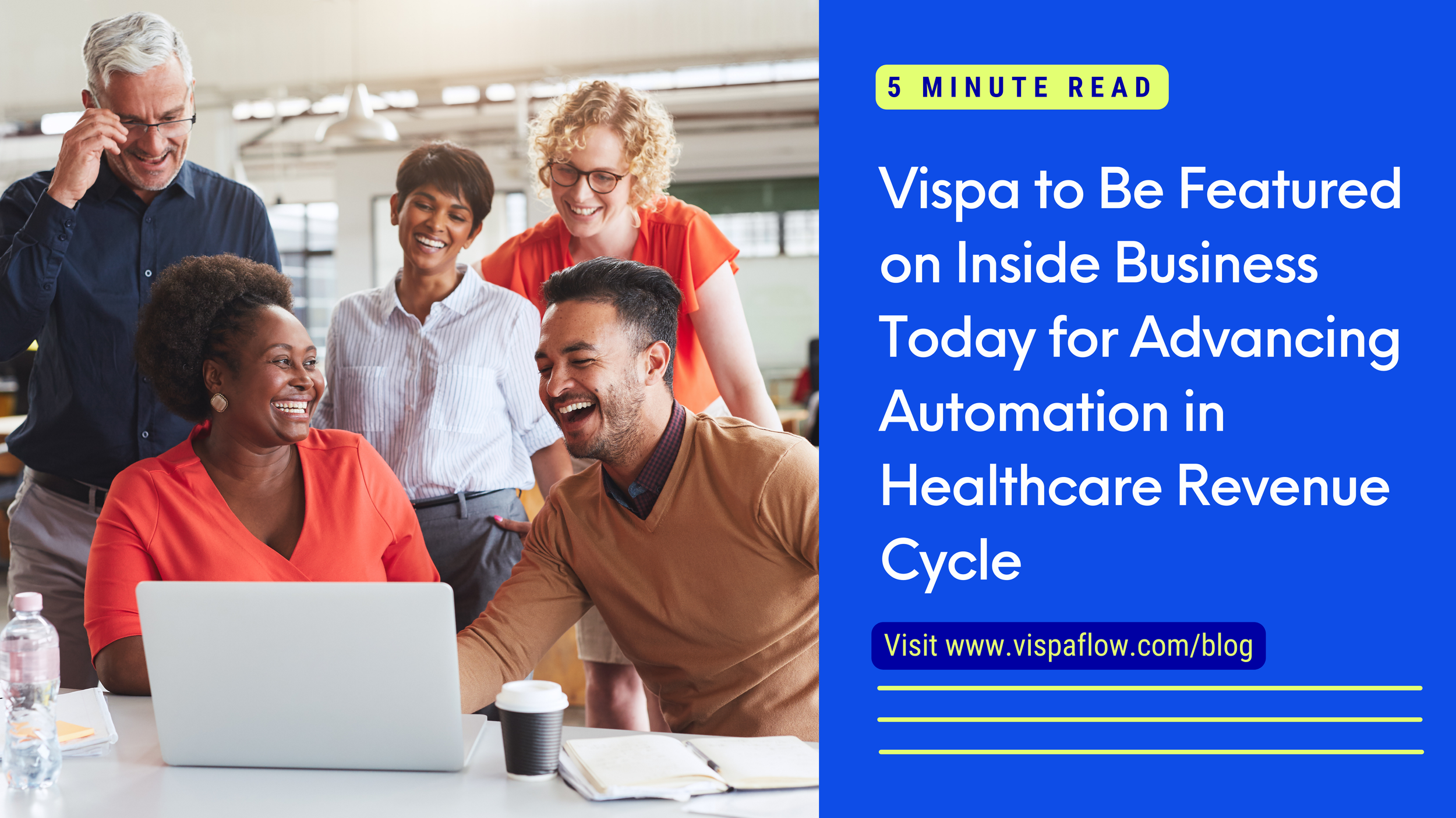 Vispa to Be Featured on Inside Business Today for Advancing Automation in Healthcare Revenue Cycle