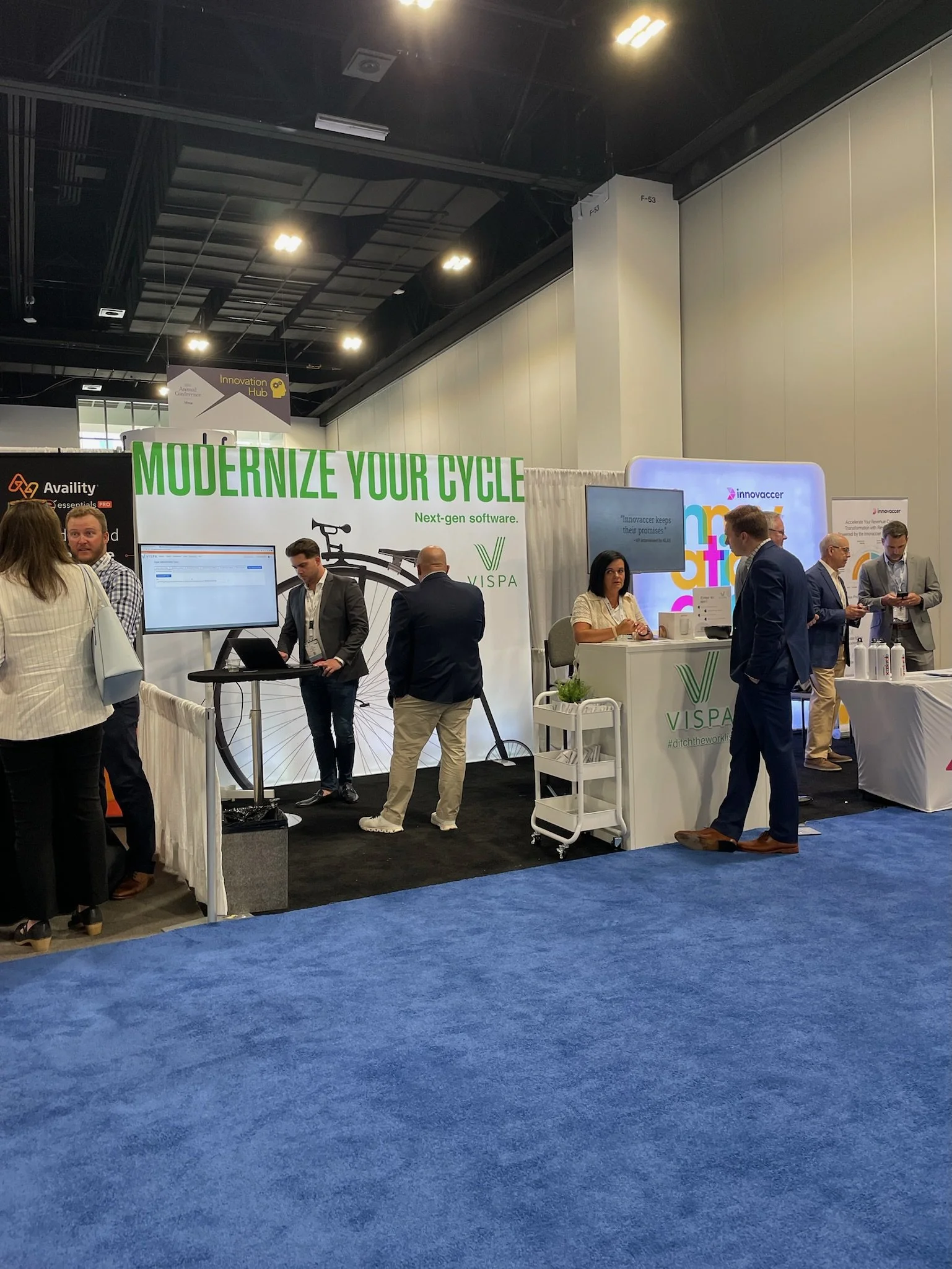 annual HFMA Vispa booth - 2022