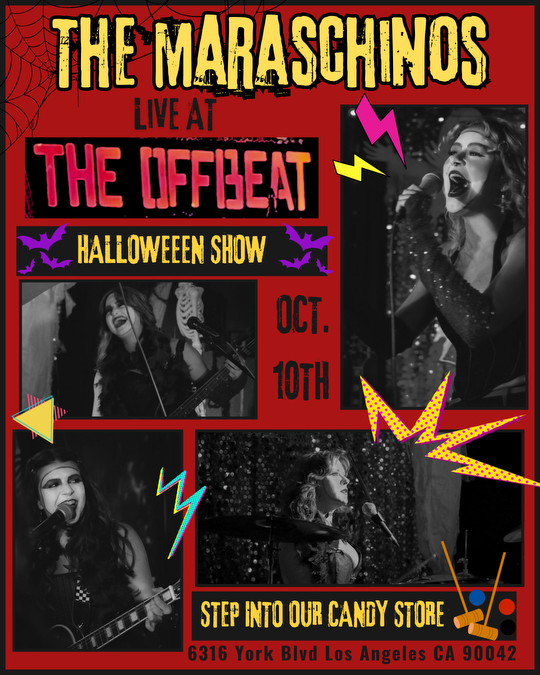 The Maraschinos 80's Halloween Concert Live at the Offbeat Bar