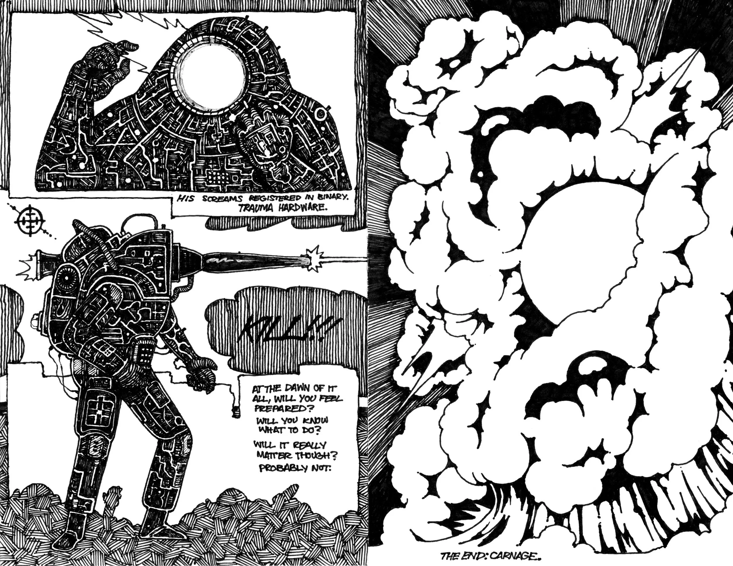 Excerpt from "Raw Meat Chainsaw II" - 2022, Undergrad