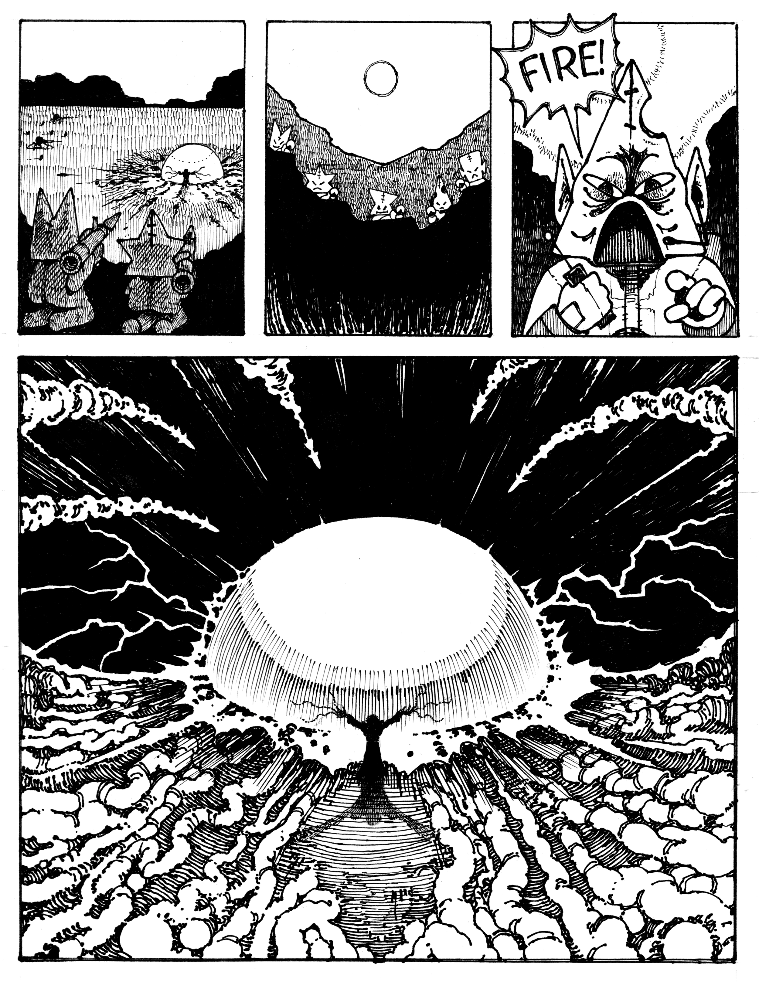 Excerpt from "Portal Head" - 2023, Comics of the Fantastic, Undergrad