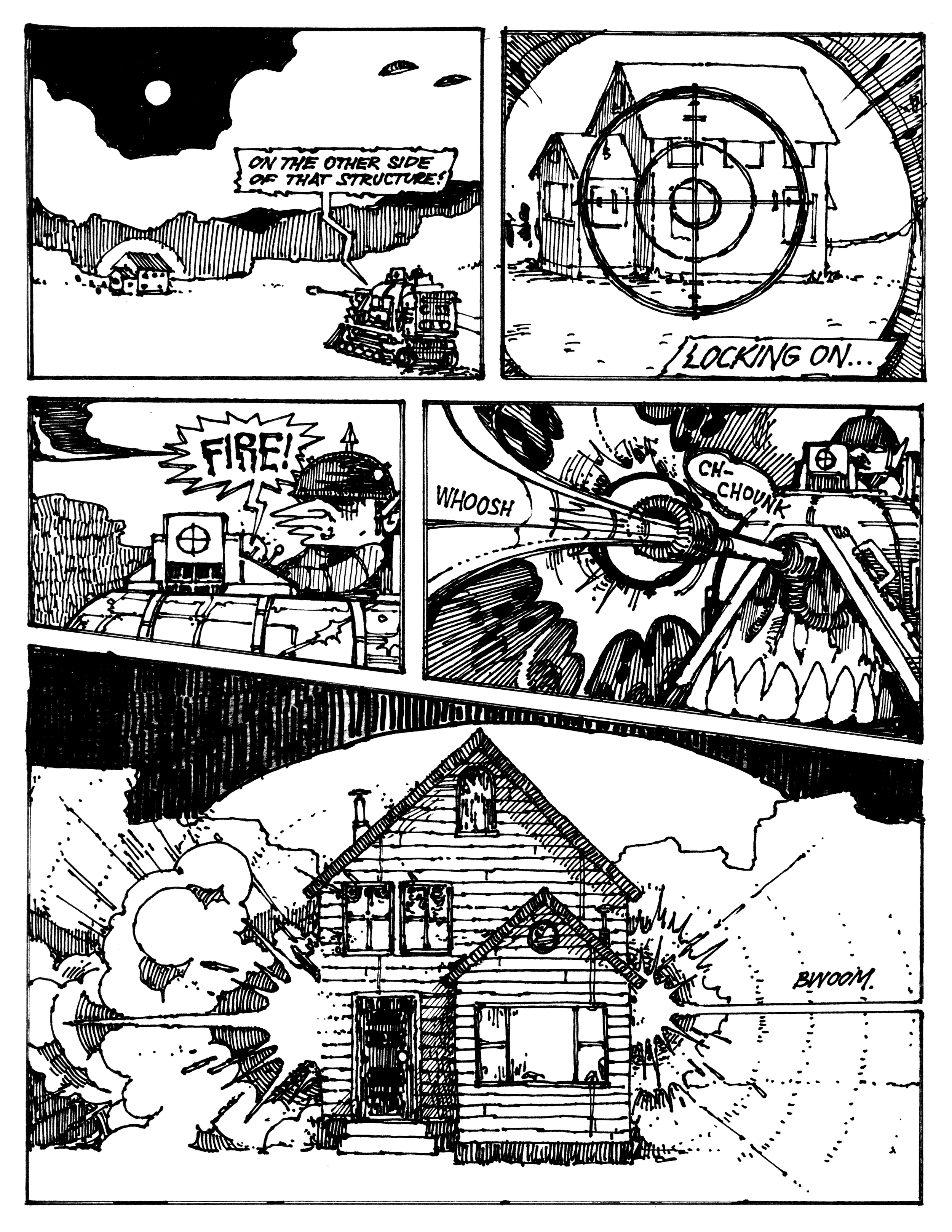 Excerpt from "Portal Head" - 2023, Comics of the Fantastic, Undergrad