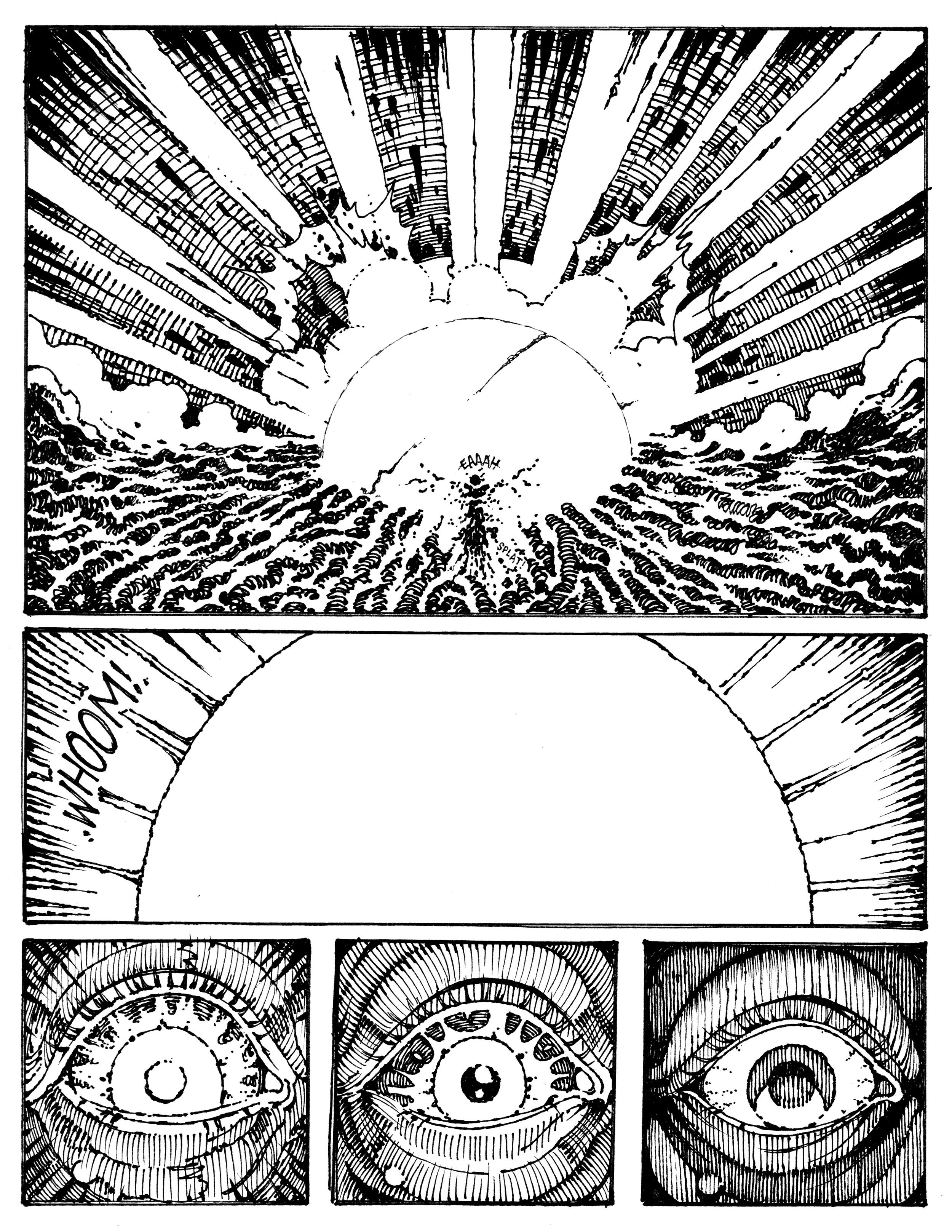 Excerpt from "Portal Head" - 2023, Comics of the Fantastic, Undergrad