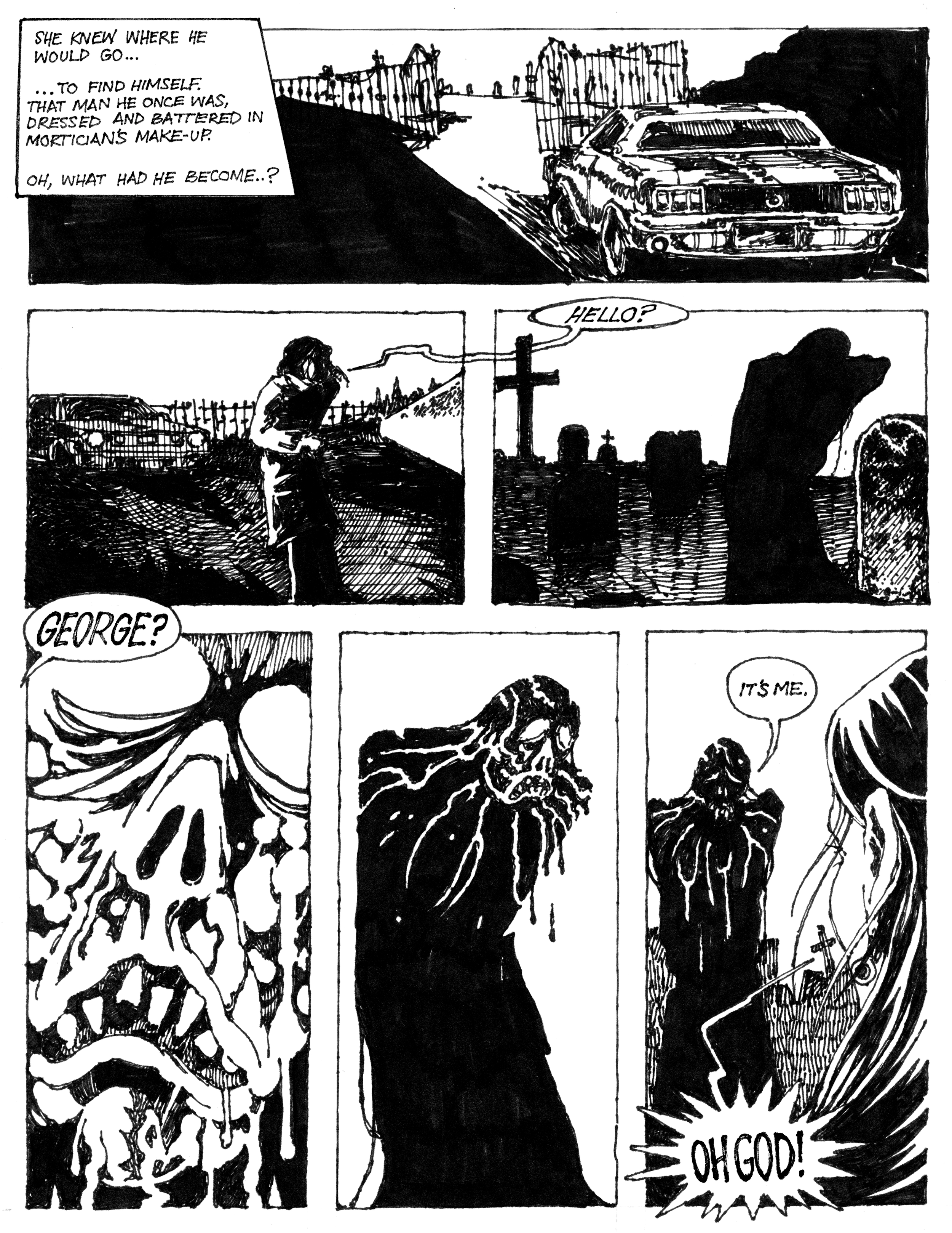 Excerpt from "GASH" zine - 2024, Offset, Undergrad
