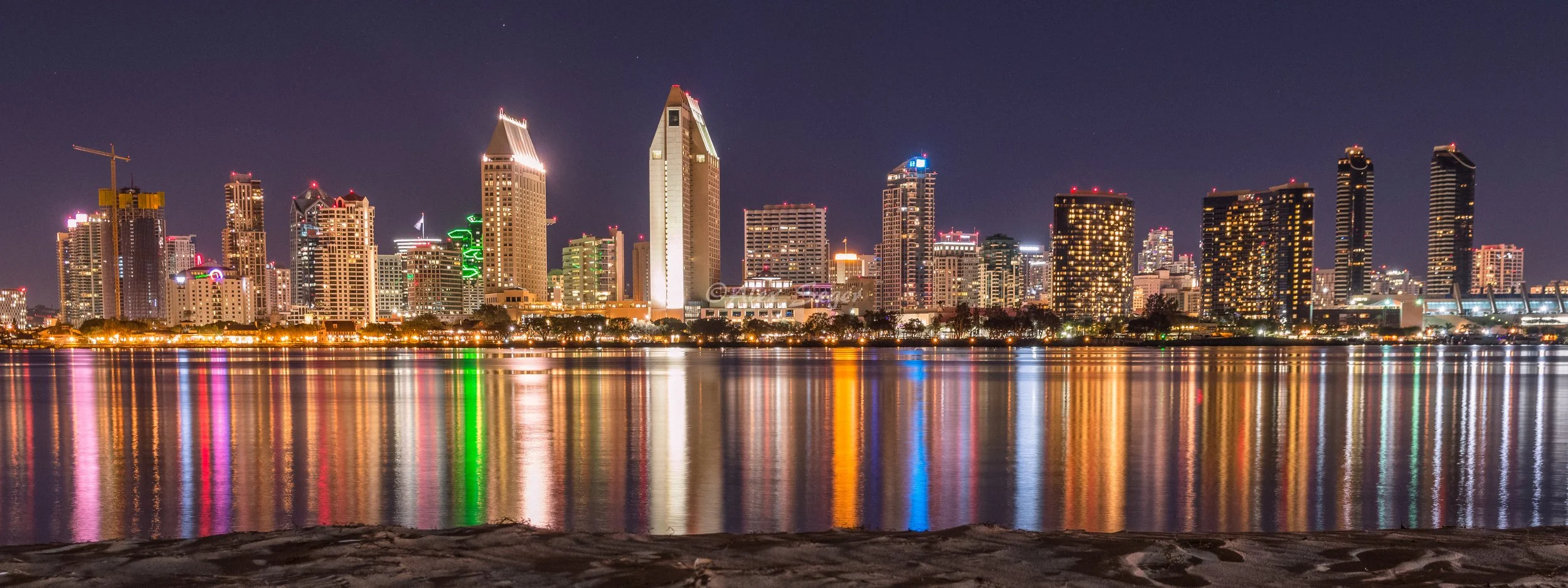 San Diego Night Photography: Capturing the Perfect Skyline Panorama