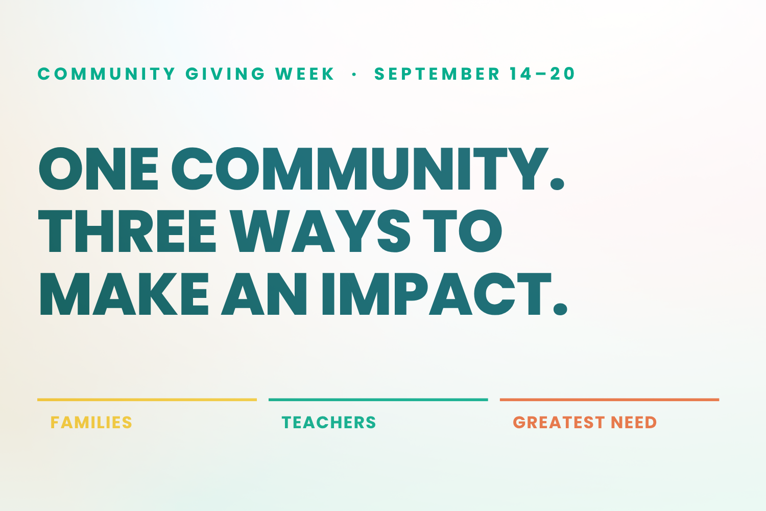 MPSF Community Giving Week