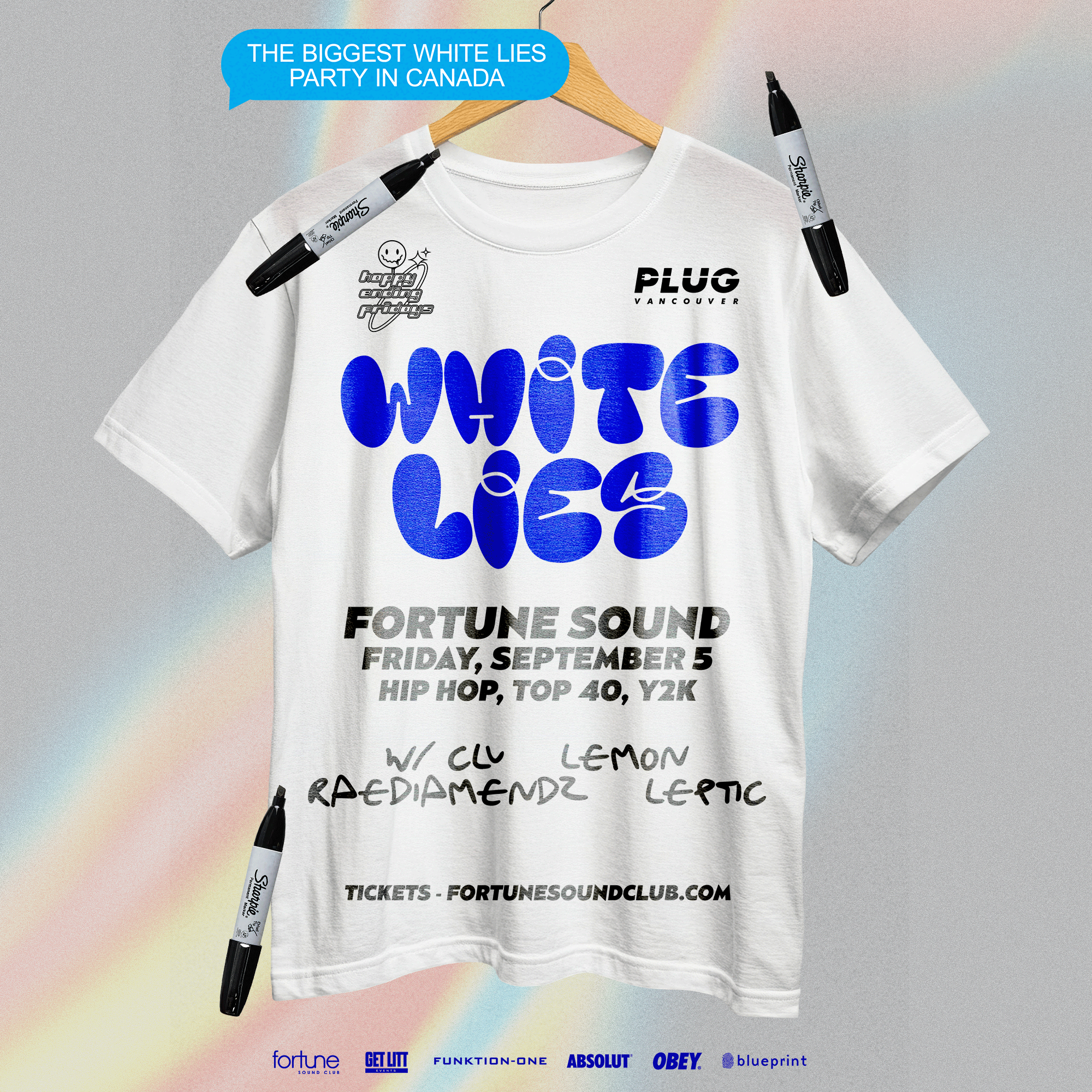 WHITE LIES PRES BY PLUG VANCOUVER