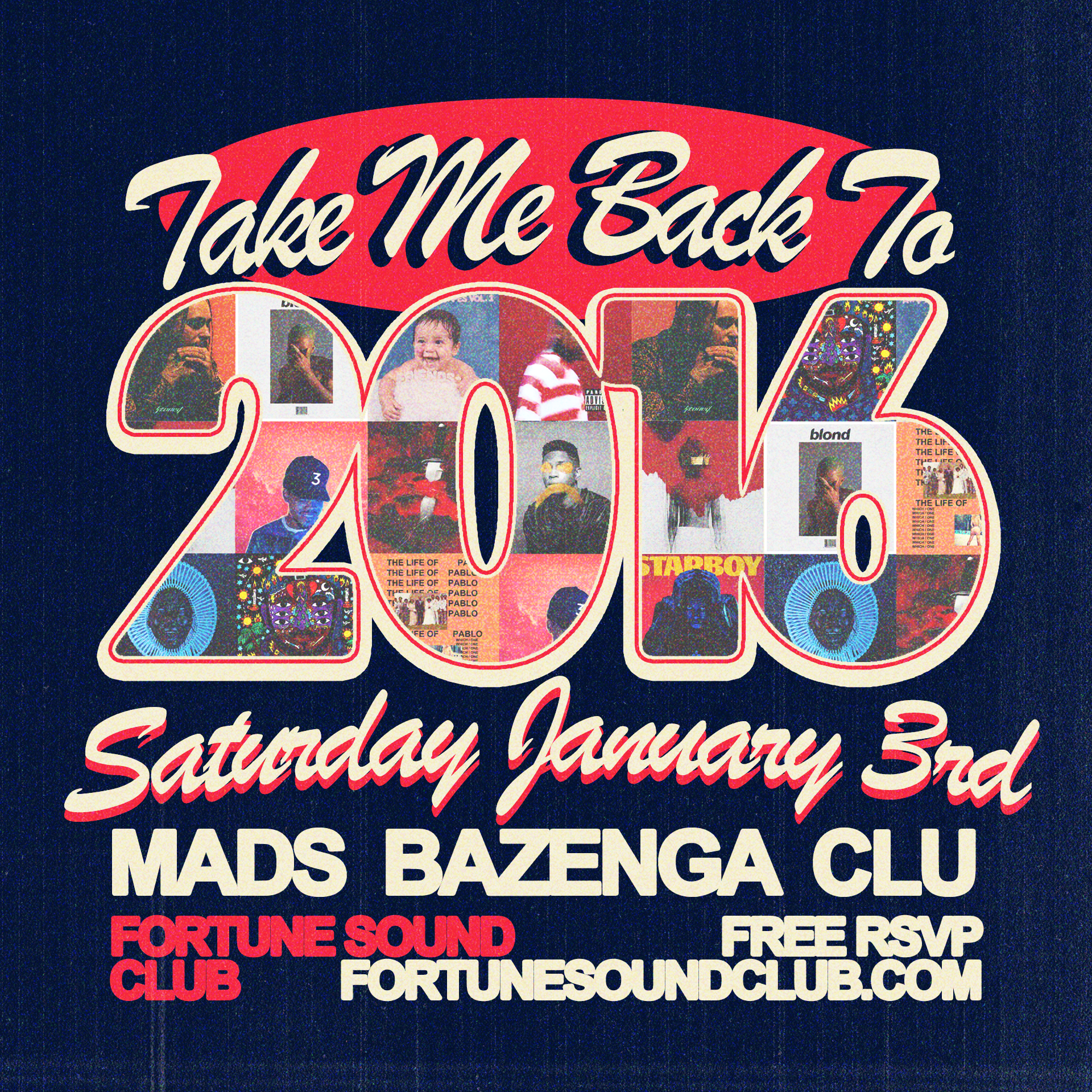 TAKE ME BACK TO 2016