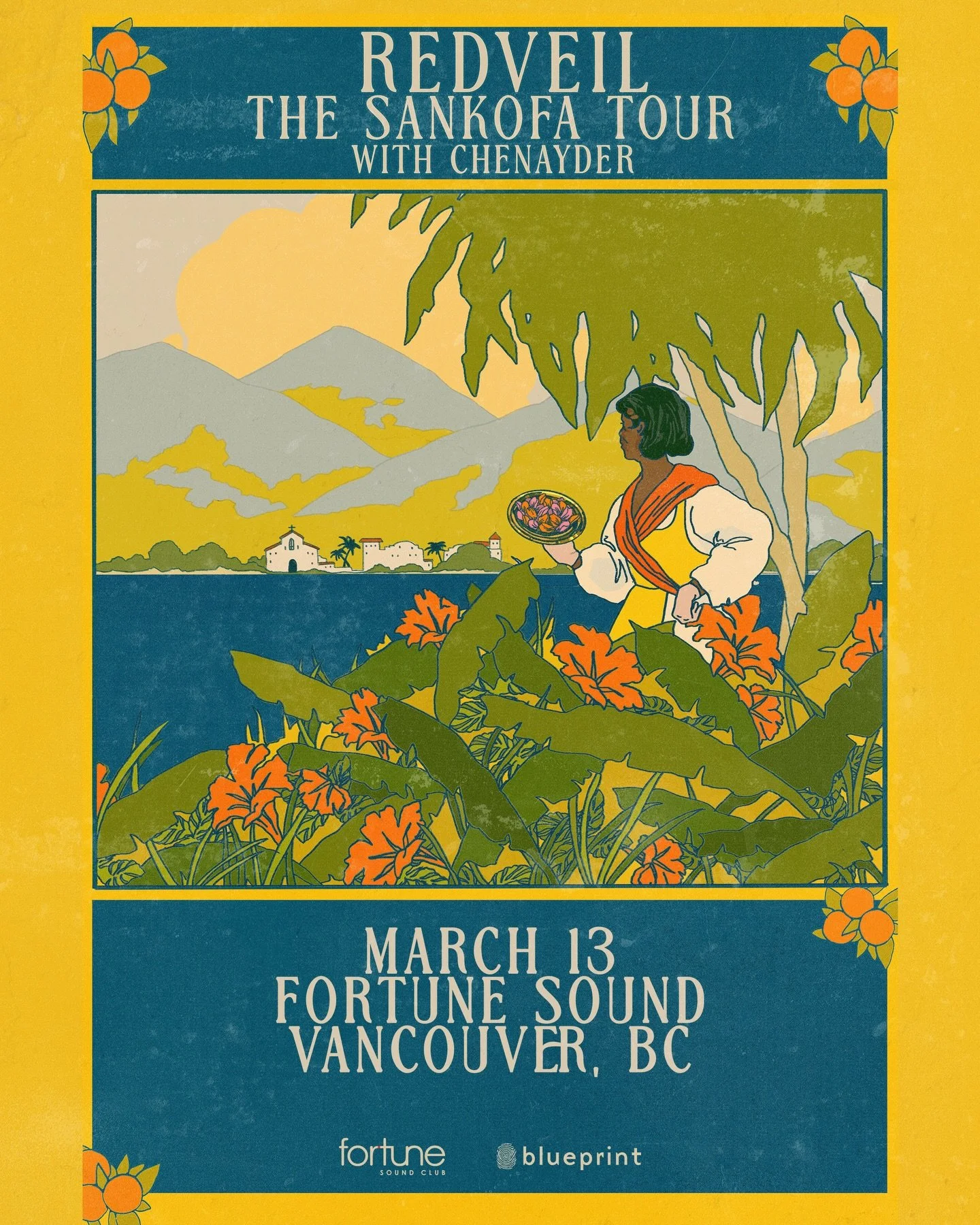 TONIGHT! @redveil brings his Sankofa tour. With lo-fi soul, jazz rap and heavy bars to @fortunesound.  w/ special guest @chenayders. 

Set times:
7:00 PM Doors
8:00 PM Chenayder
9:00 PM redveil
*subject to change 

🎟️ Last minute tickets online + at